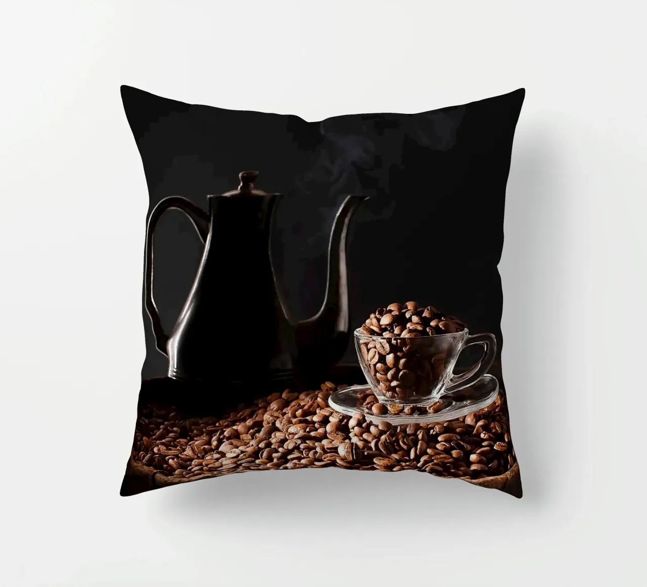 caffè in grani cuscino da Luke Yaeger
