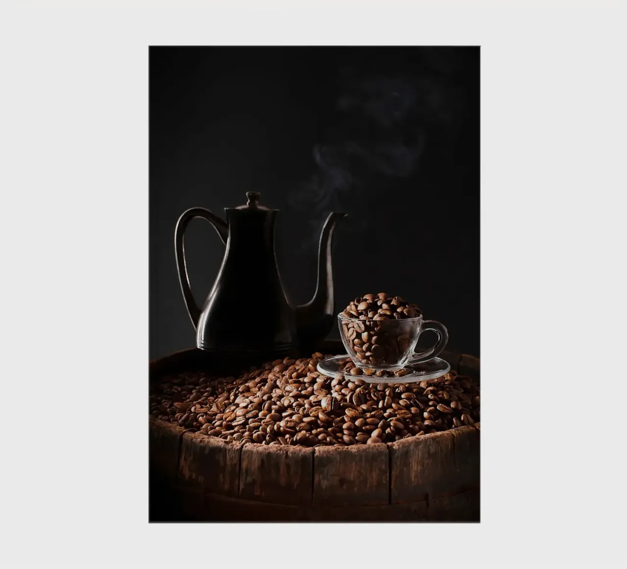 coffee beans notebook by Luke Yaeger
