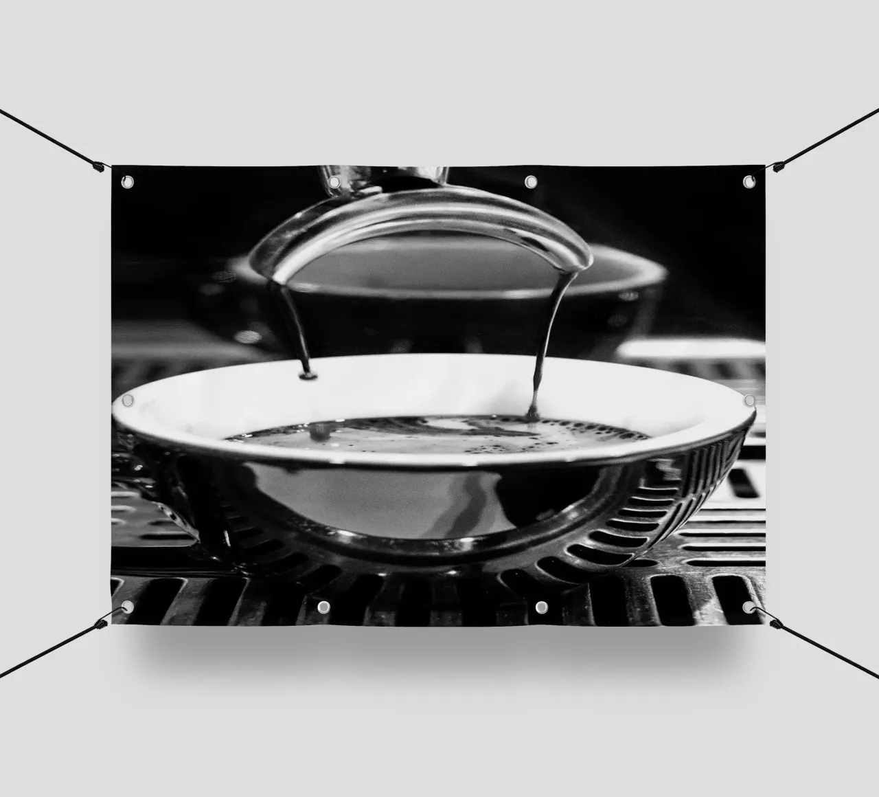 caffè espresso telo in pvc da Luke Yaeger