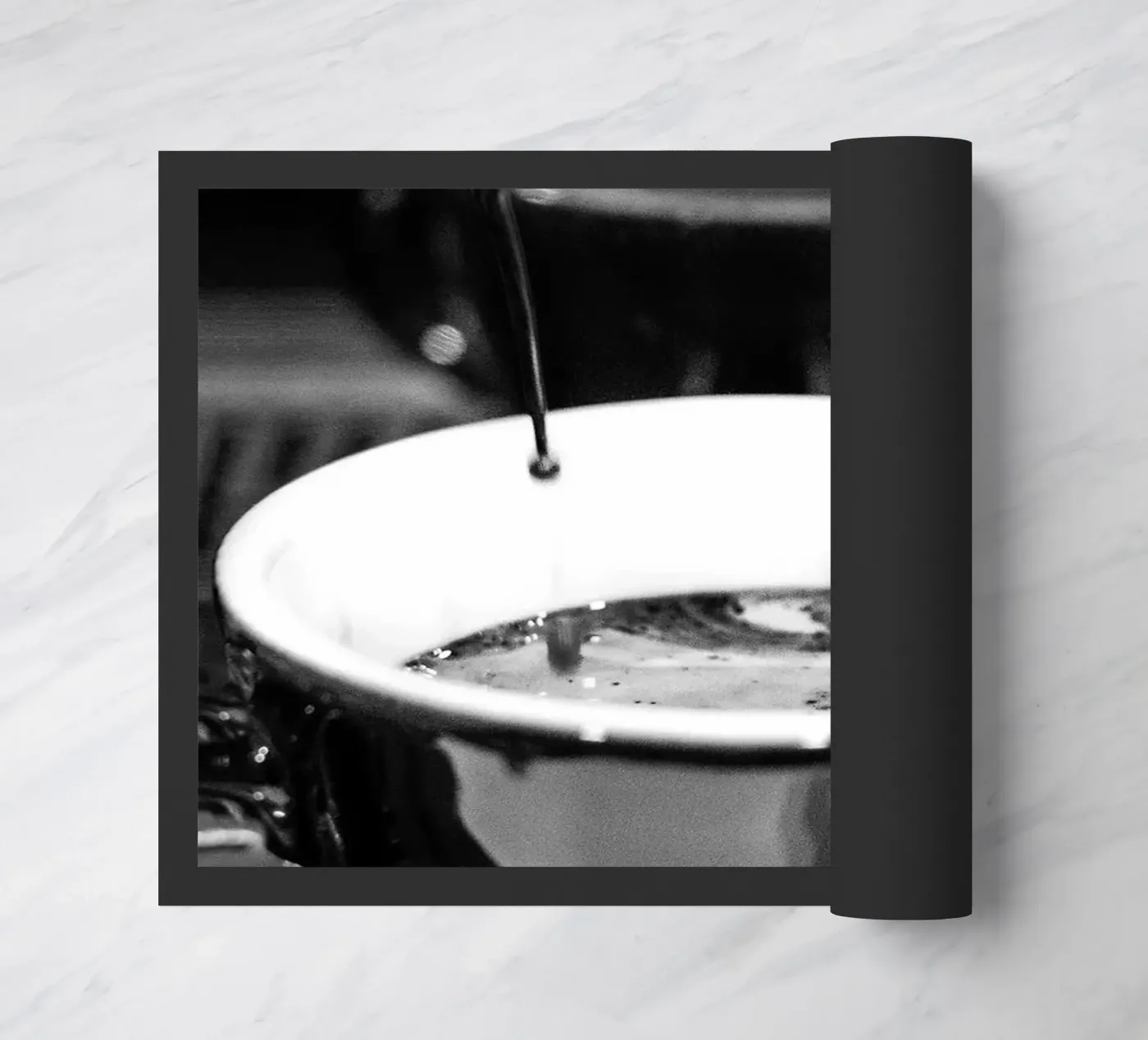 coffee espresso doormat by Luke Yaeger