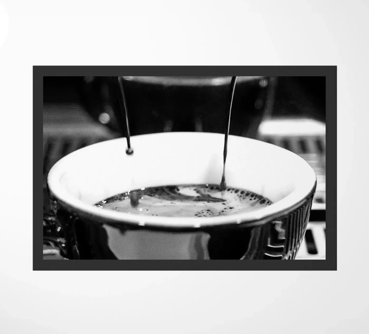 coffee espresso doormat by Luke Yaeger