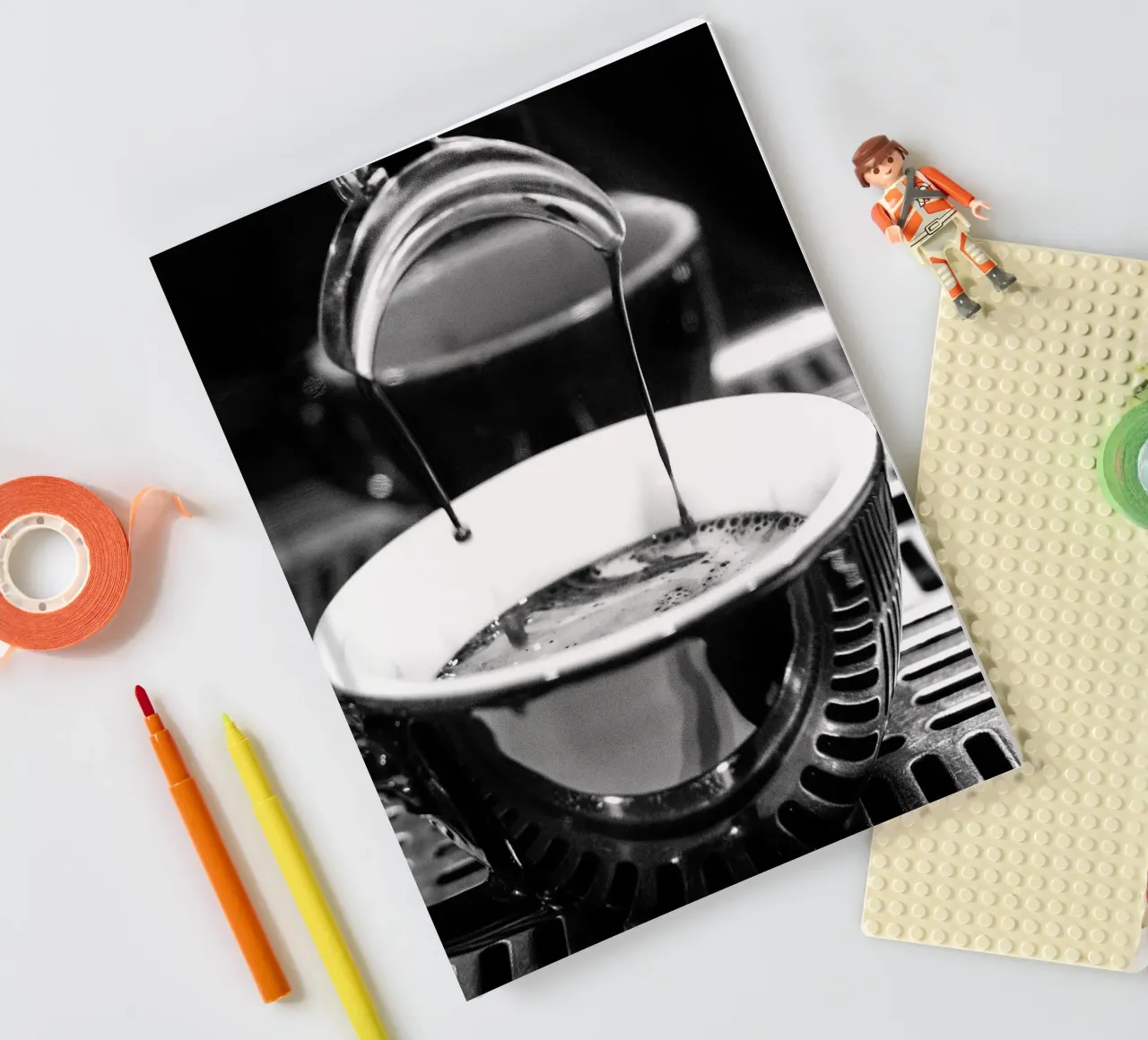 coffee espresso notebook by Luke Yaeger