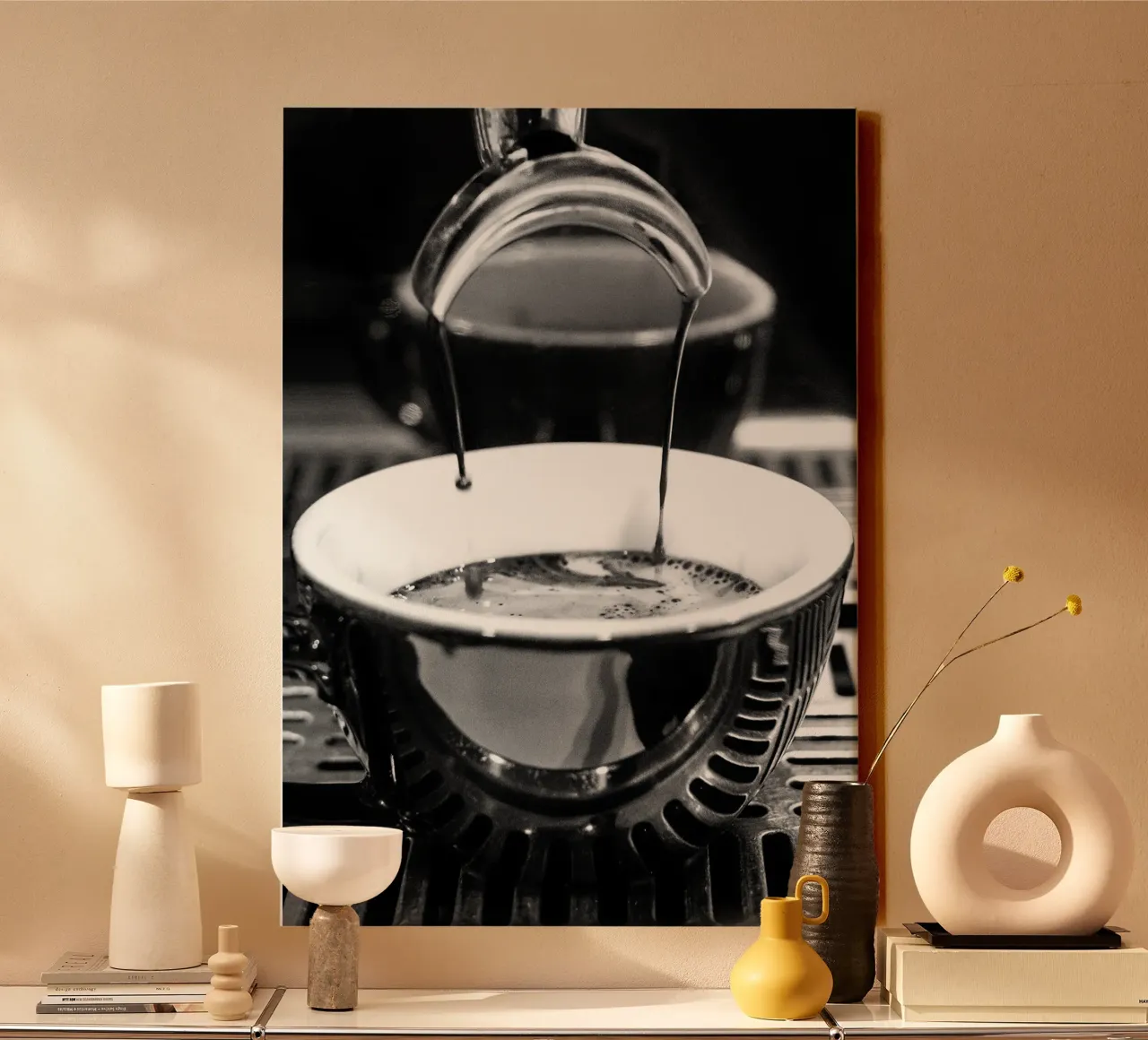 caffè espresso tela da Luke Yaeger