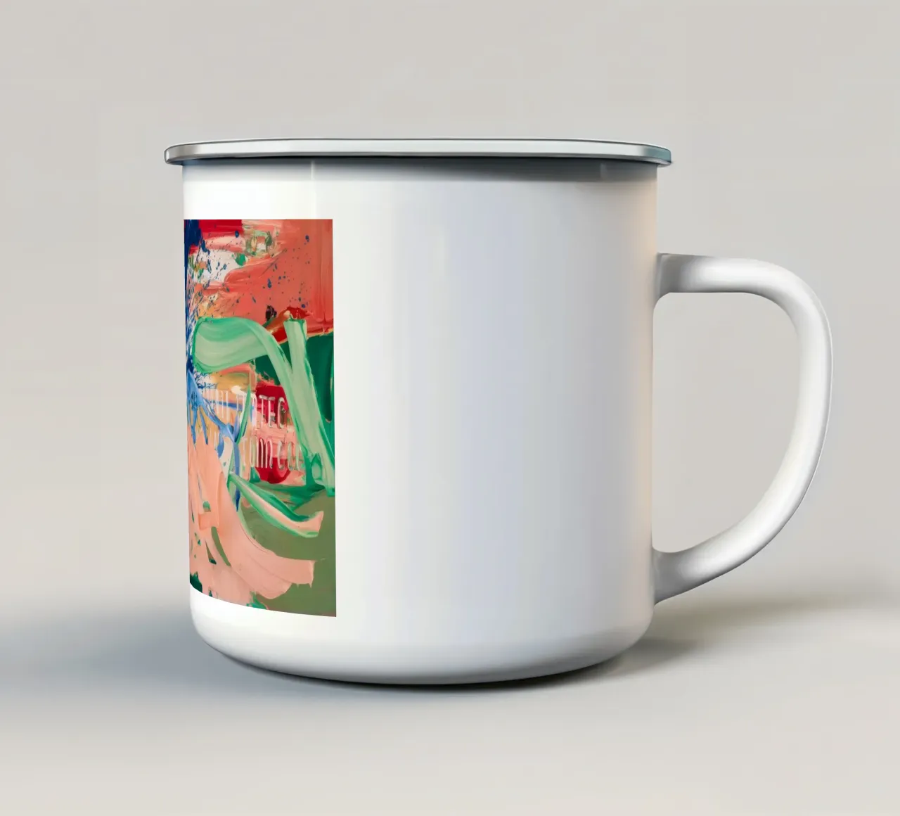 Furia del mare indaco tazza in smalto da Sublime Layers