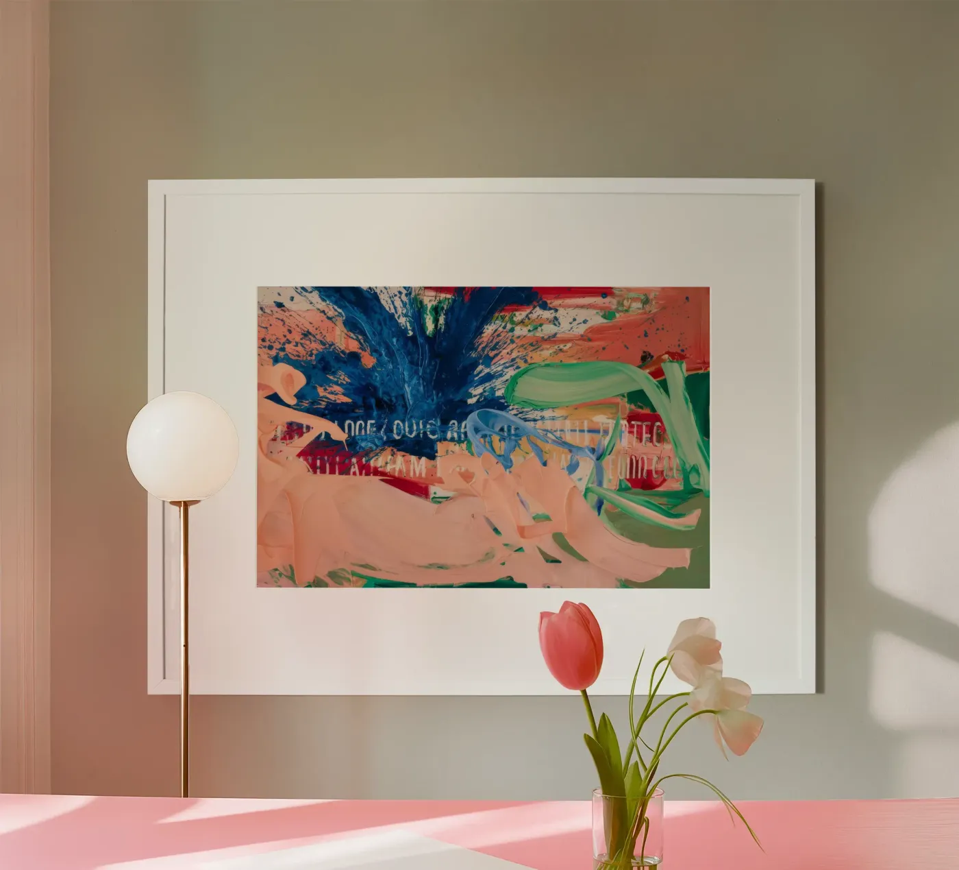 Furia del mare indaco poster da Sublime Layers