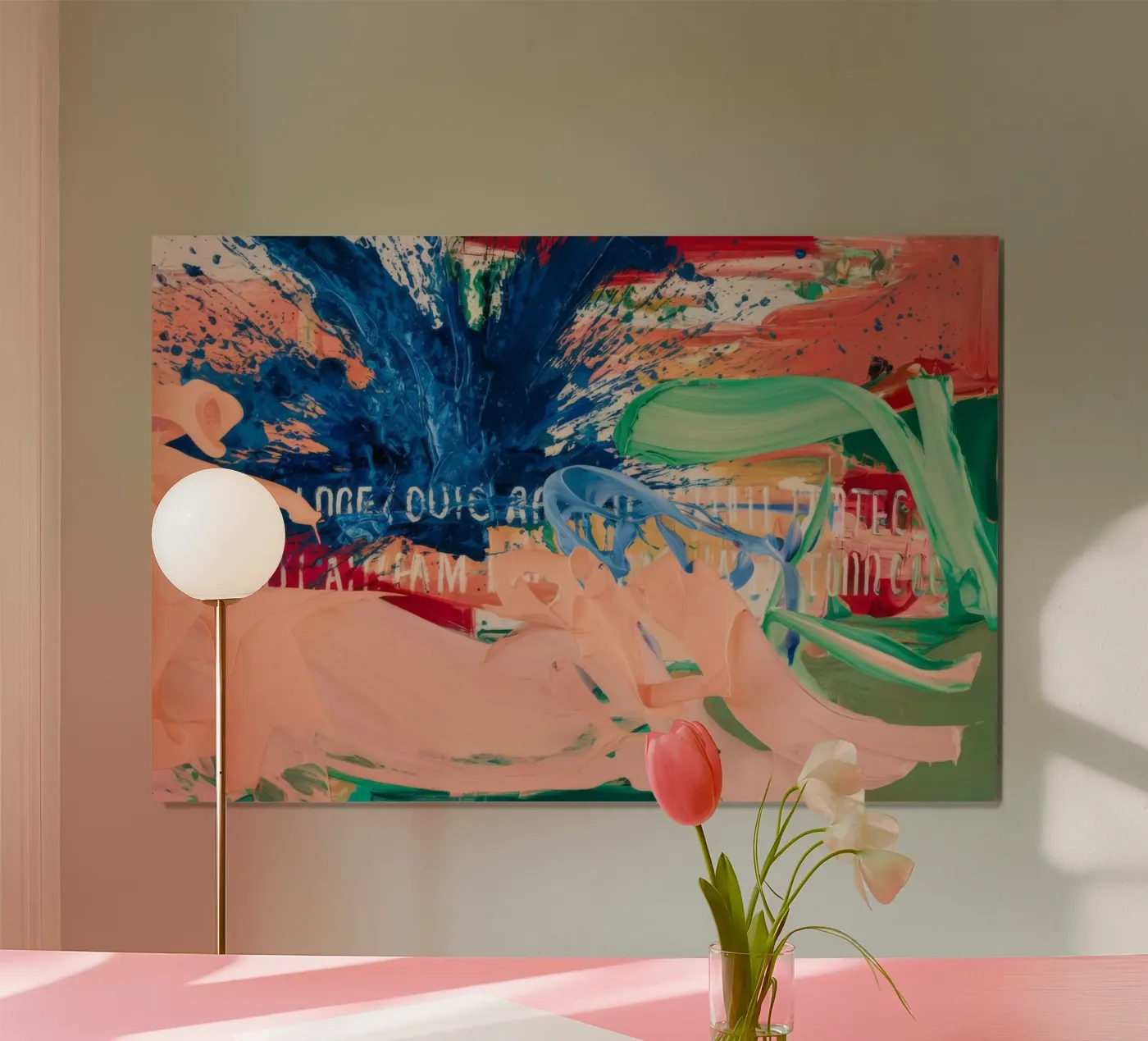 Furia del mare indaco poster da Sublime Layers