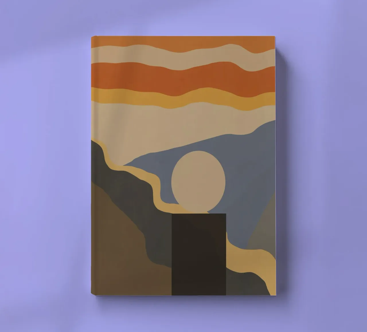 Scream in shapes notebook by Little Dean