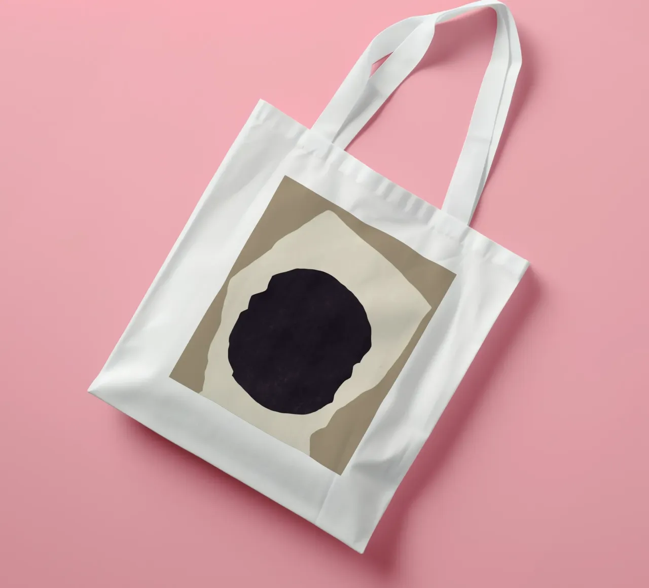 Semplicità nera borsa in juta da Little Dean