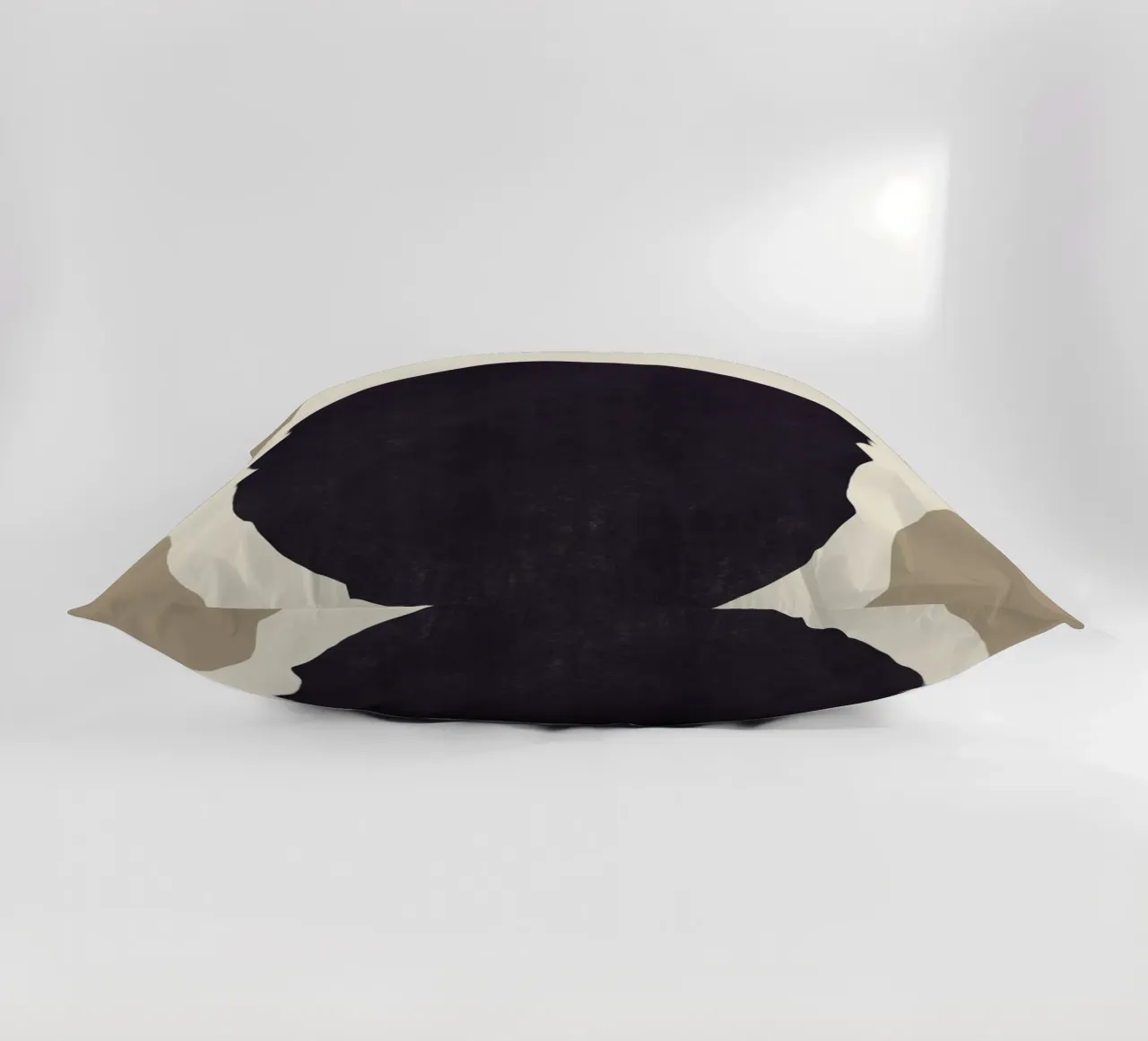 Black simplicity decorative cushion by Little Dean