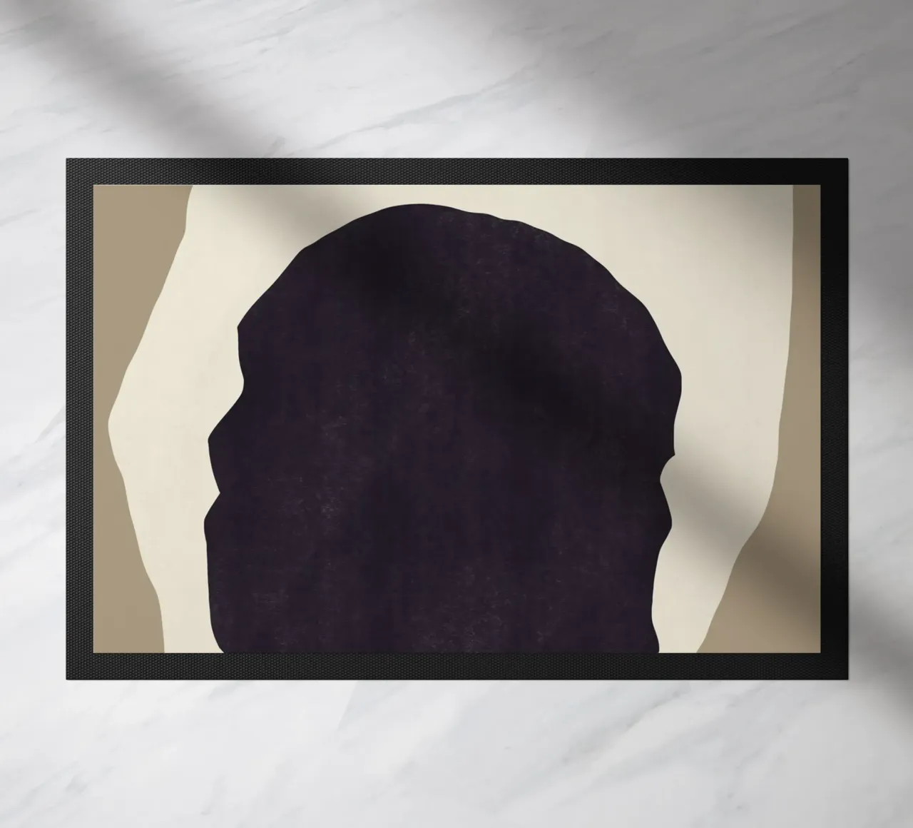 Semplicità nera zerbino da Little Dean