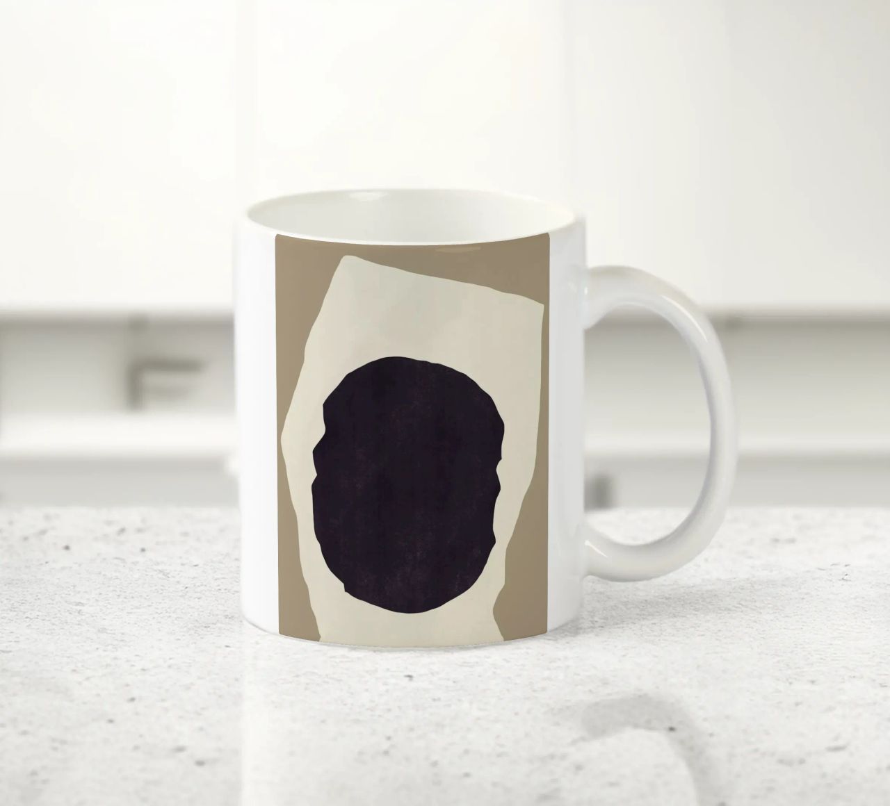 Semplicità nera tazza in ceramica da Little Dean