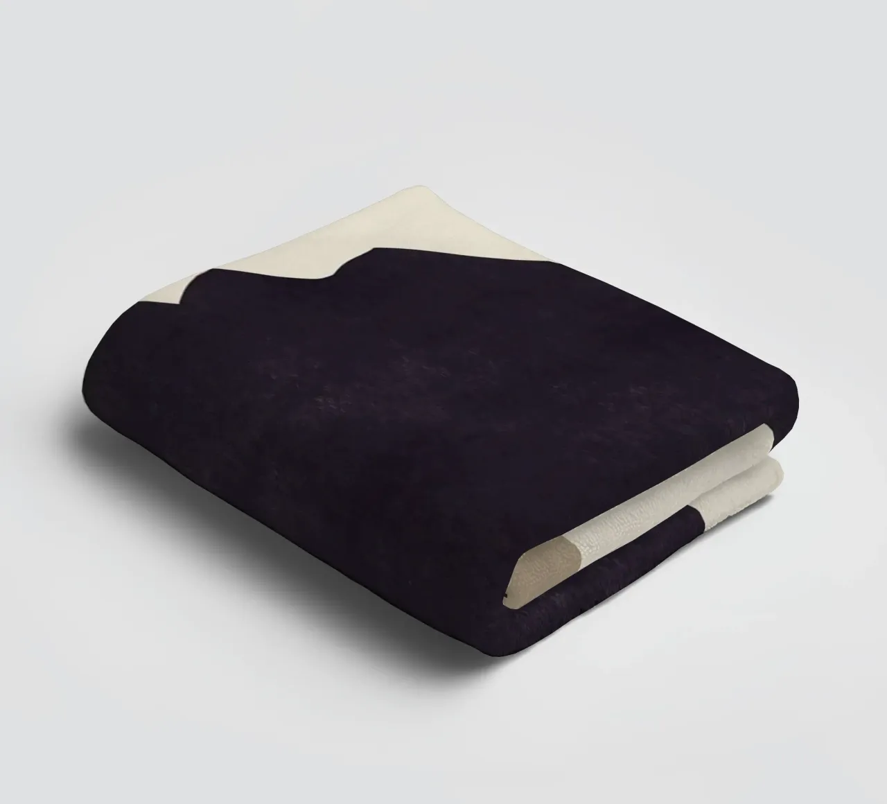 Schwarze Einfachheit Handtuch von Little Dean