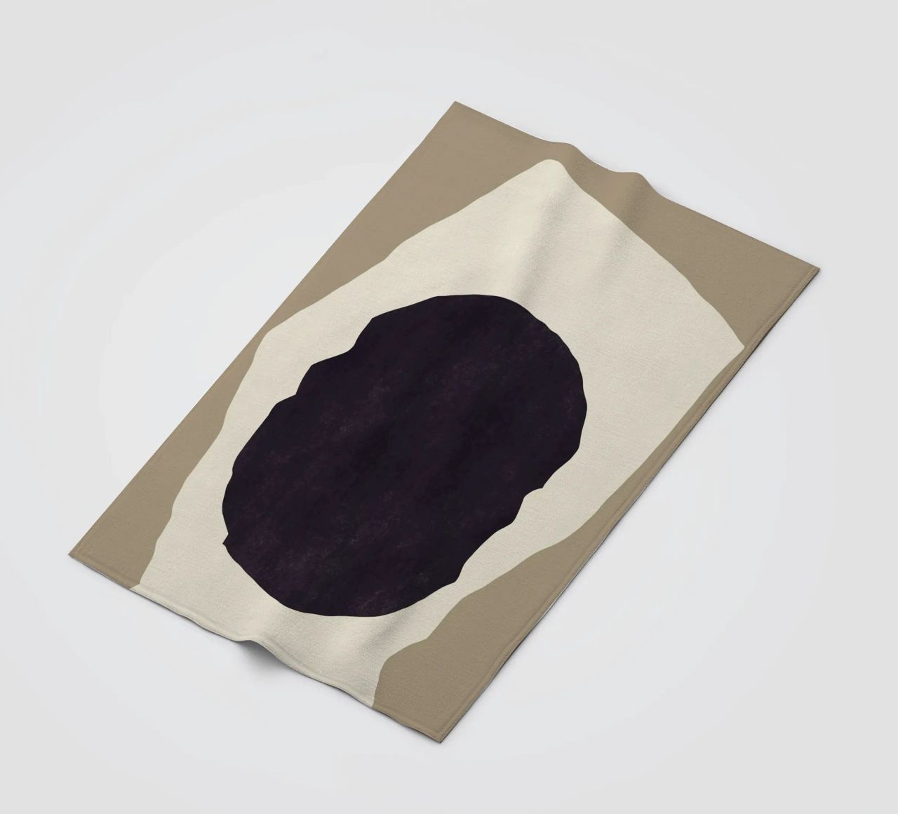 Semplicità nera coperta in pile da Little Dean
