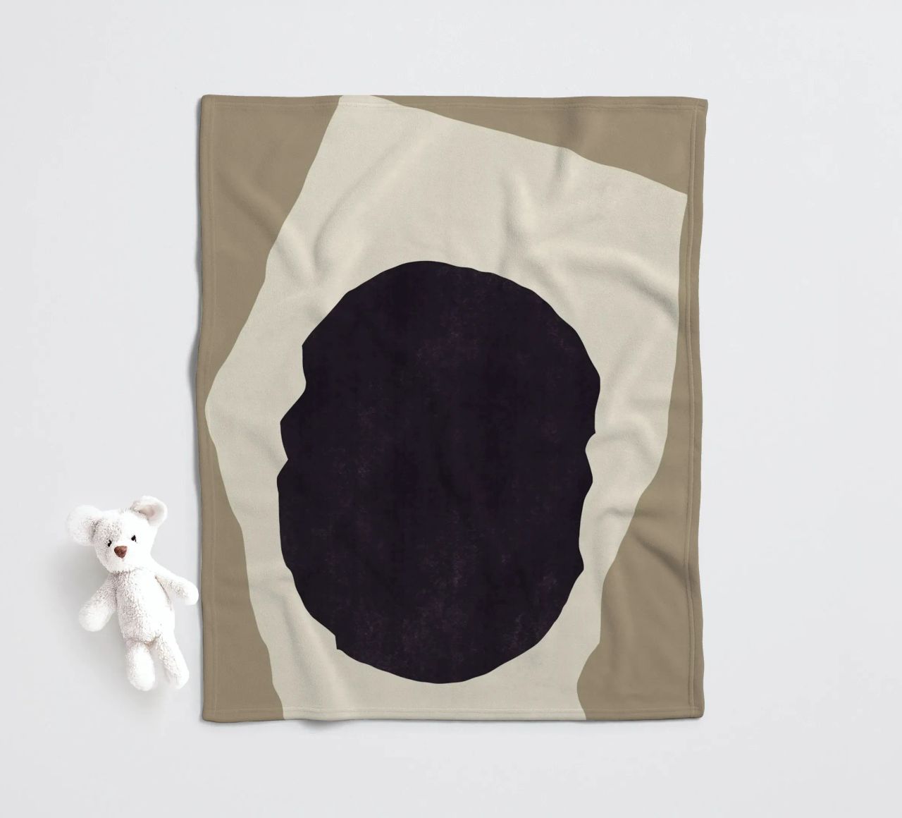 Semplicità nera coperta in pile da Little Dean