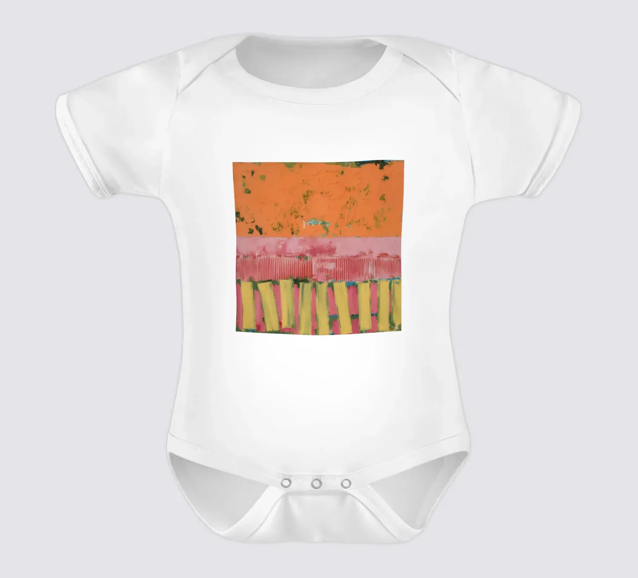 Terracotta Sky Layers body neonato maniche corte da Sublime Layers