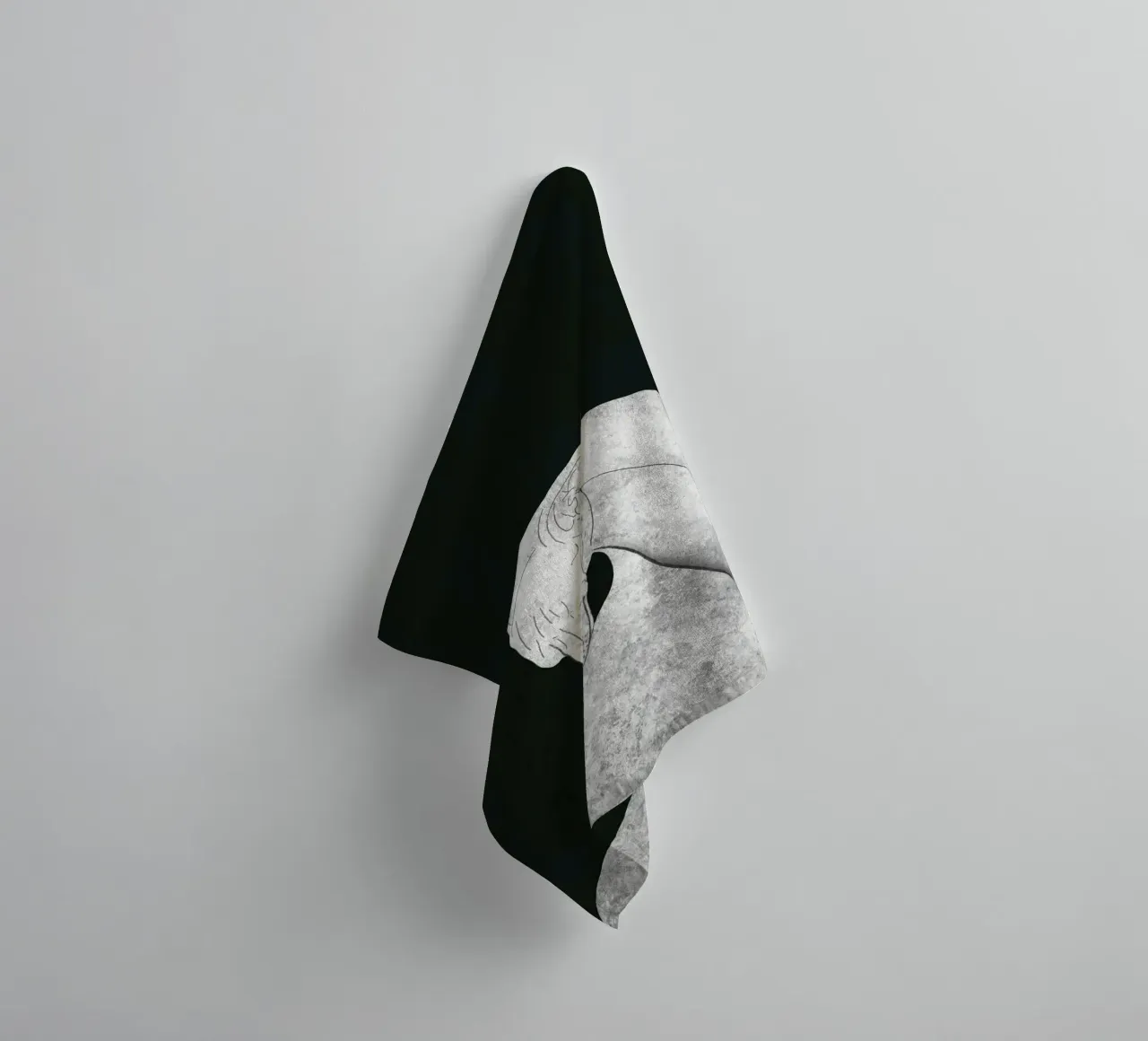 Greyhound towel by Little Dean