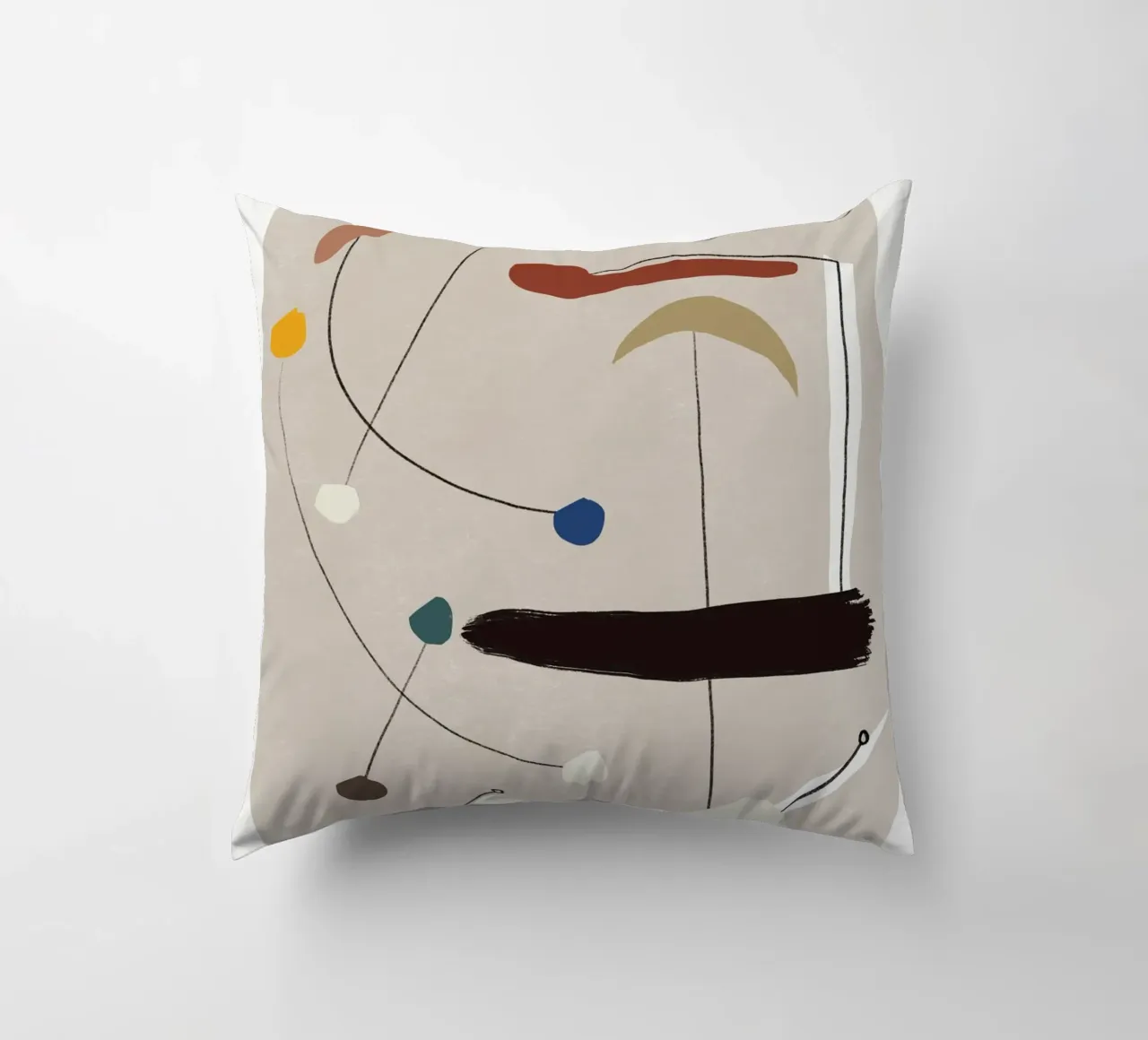 Composizione di forme minimali cuscino da Little Dean