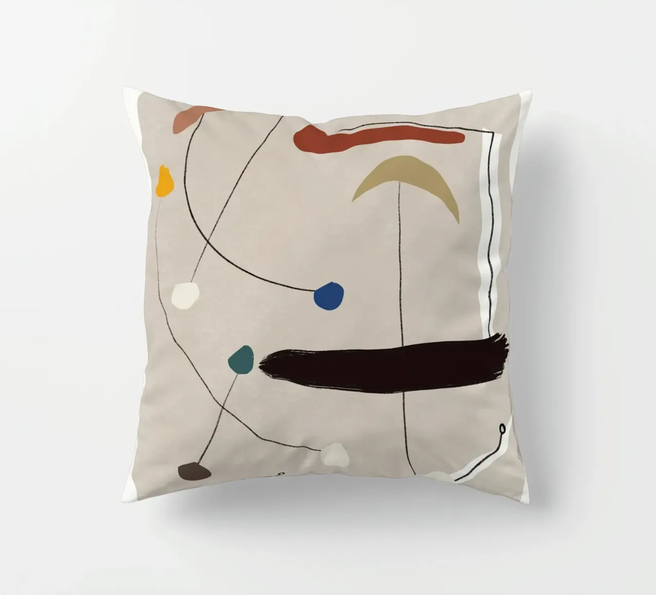 Composizione di forme minimali cuscino da Little Dean