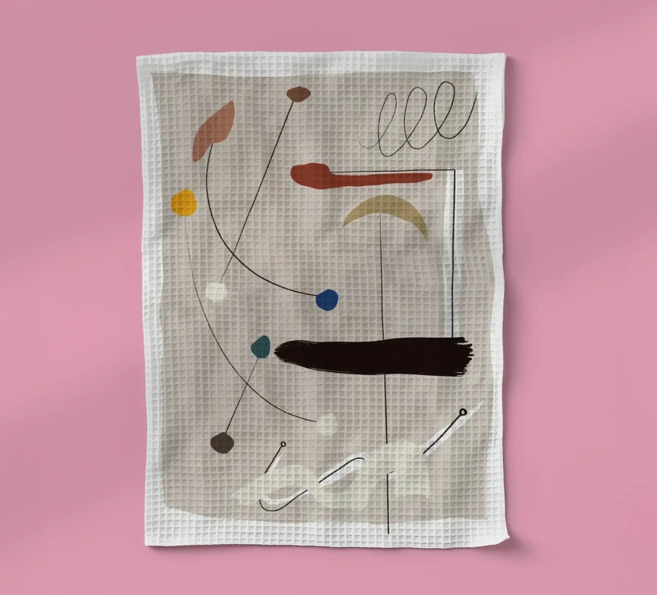 Composizione di forme minimali canovaccio da cucina da Little Dean