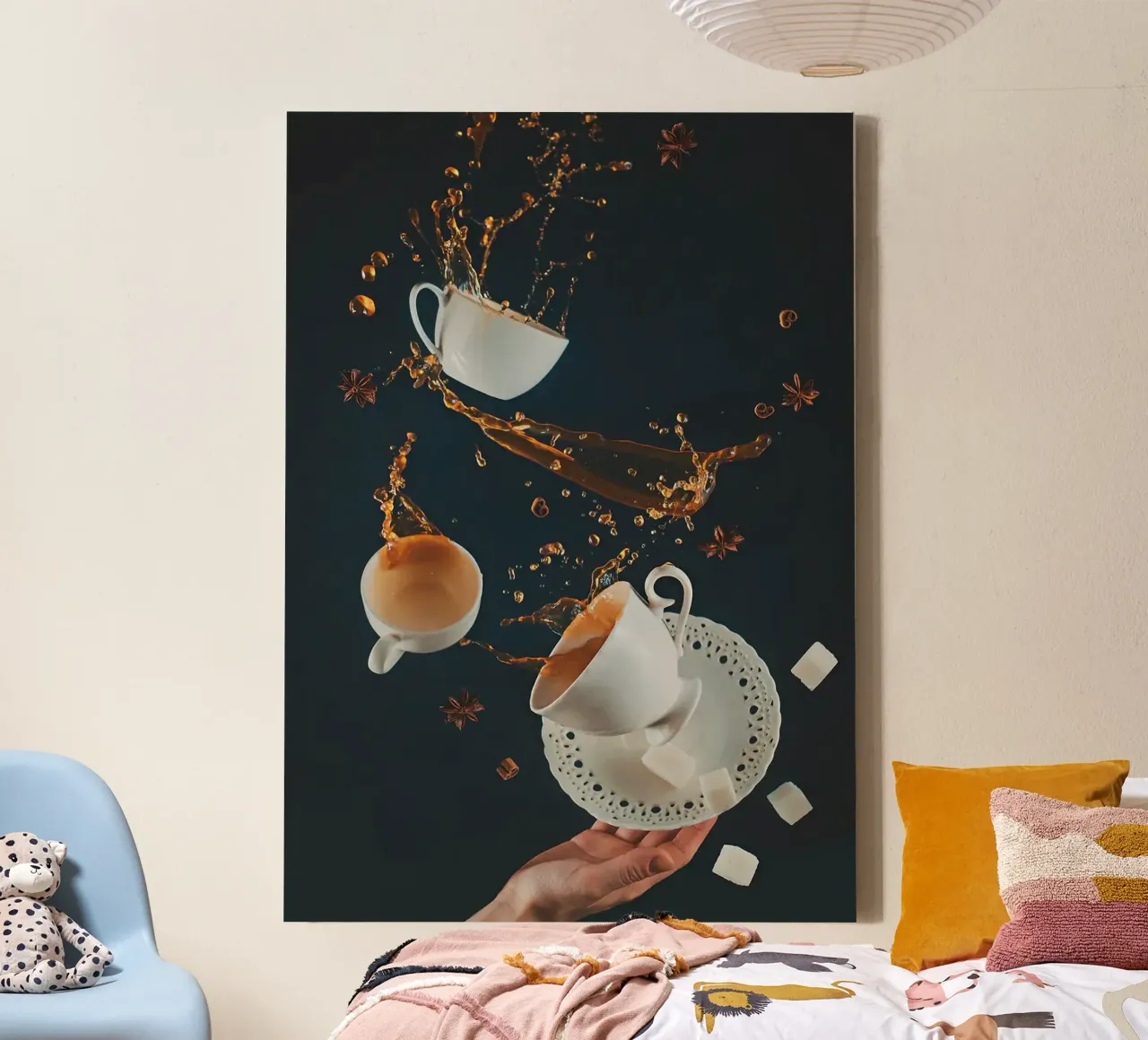 tazze da caffè tela con Cornice a cassetta da Luke Yaeger