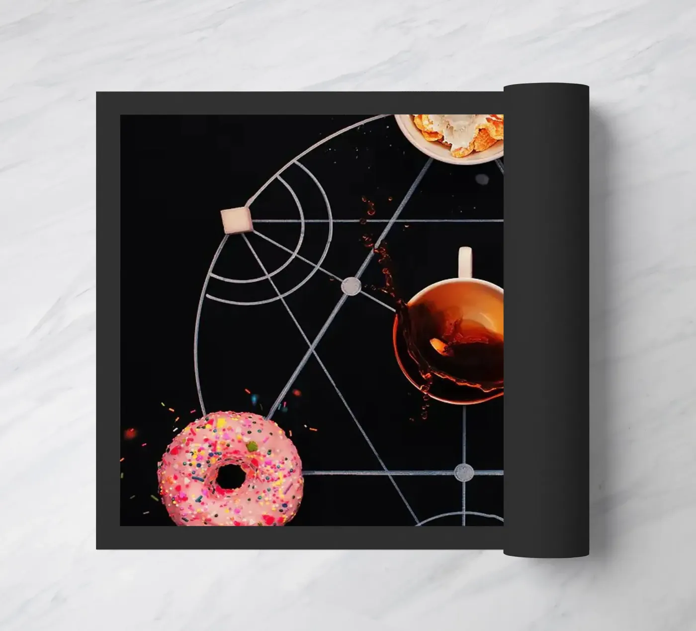 donut doormat by Luke Yaeger