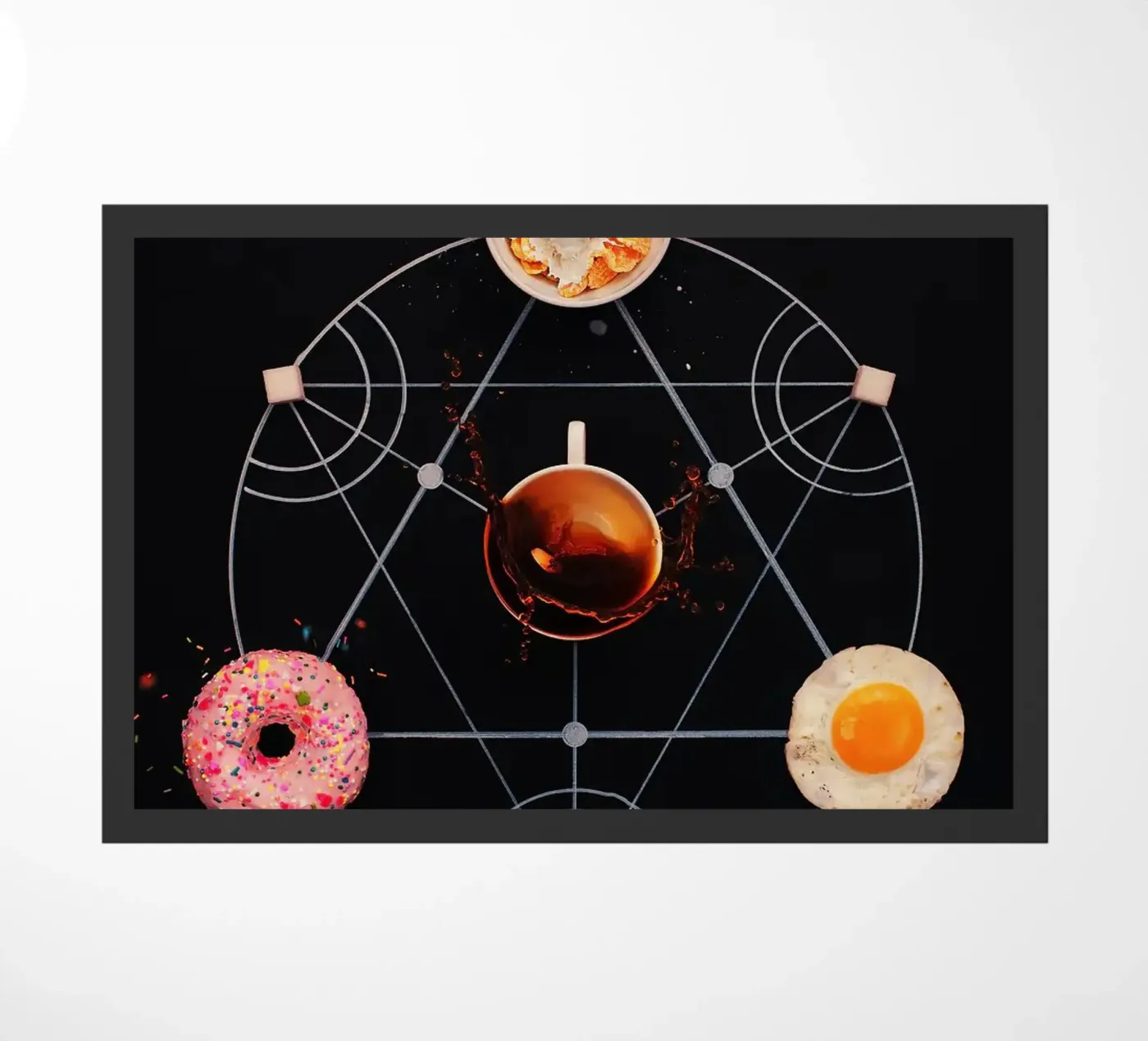 donut doormat by Luke Yaeger