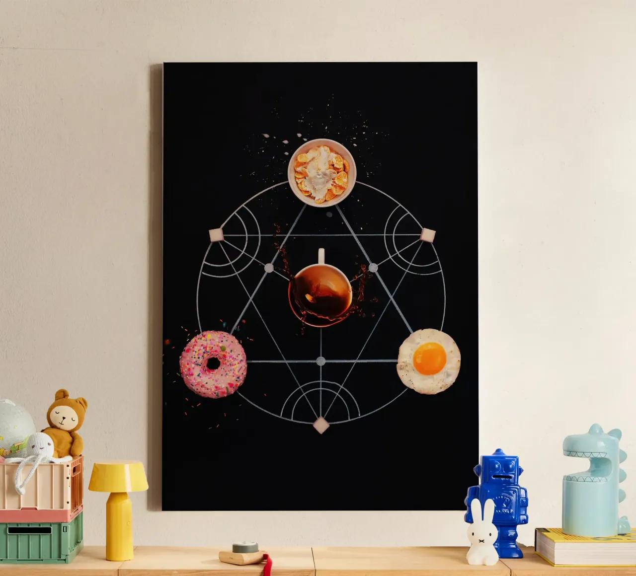 donut canvas met Baklijst van Luke Yaeger