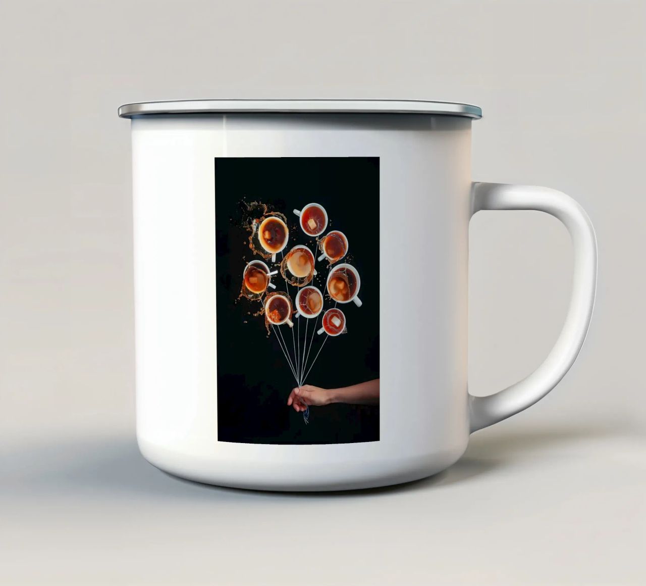 caffè tazza in smalto da Luke Yaeger