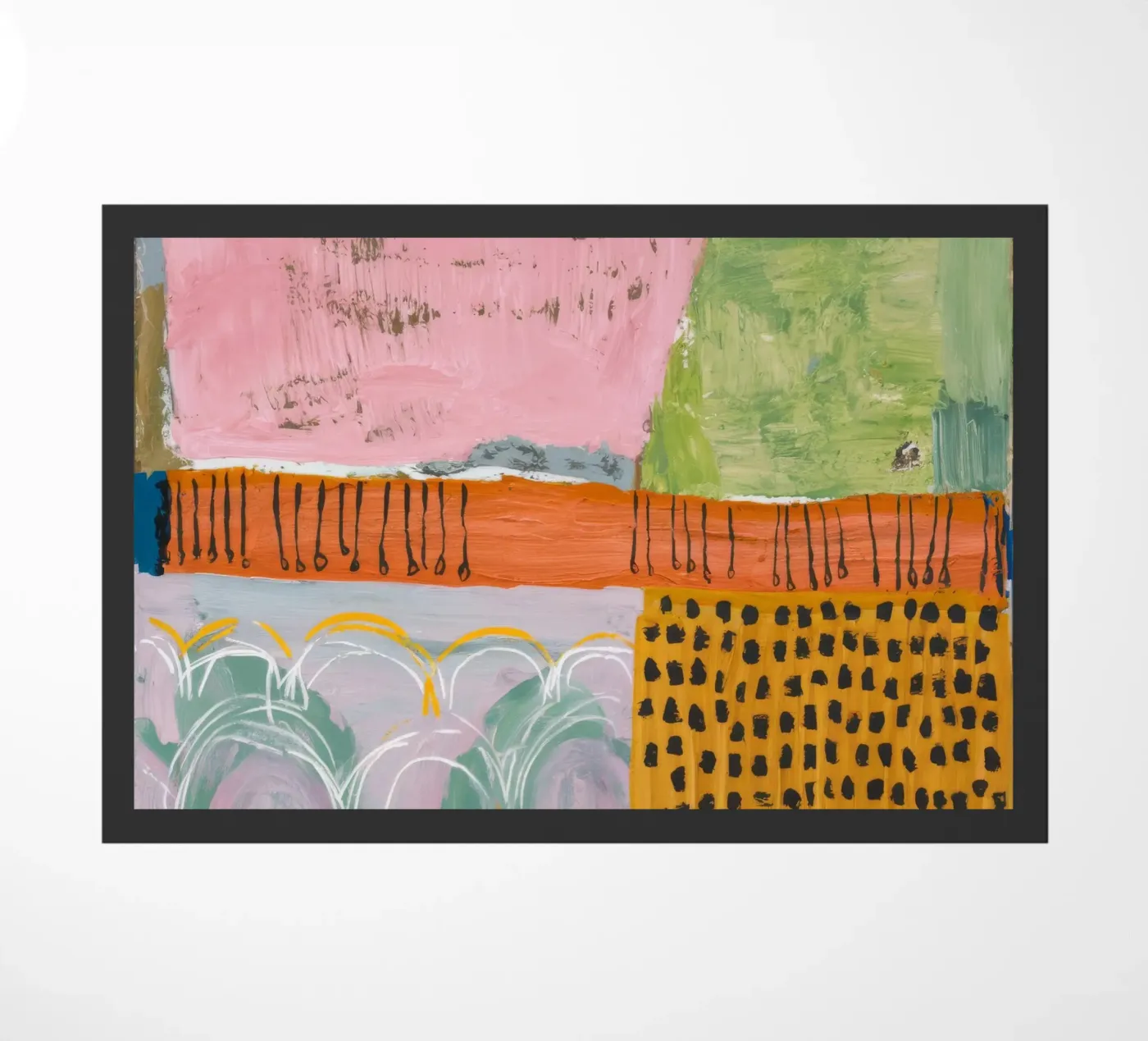 Serenità patchwork pastello zerbino da Sublime Layers