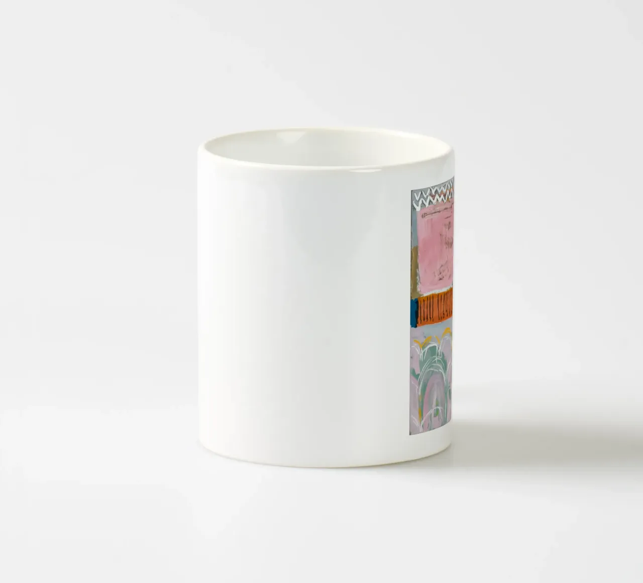 Serenità patchwork pastello tazza in ceramica da Sublime Layers