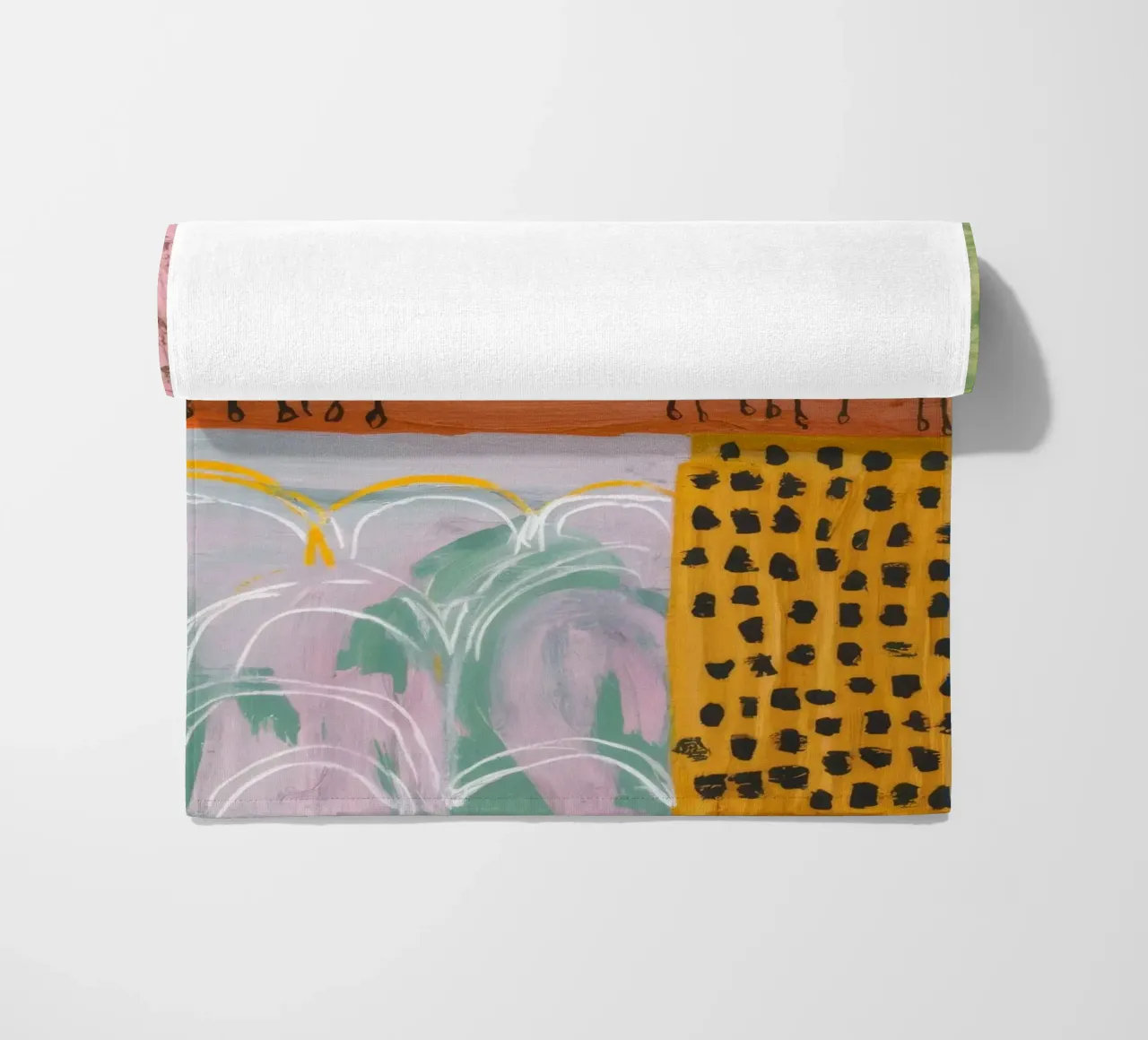 Pastel Patchwork Serenity telo mare da Sublime Layers