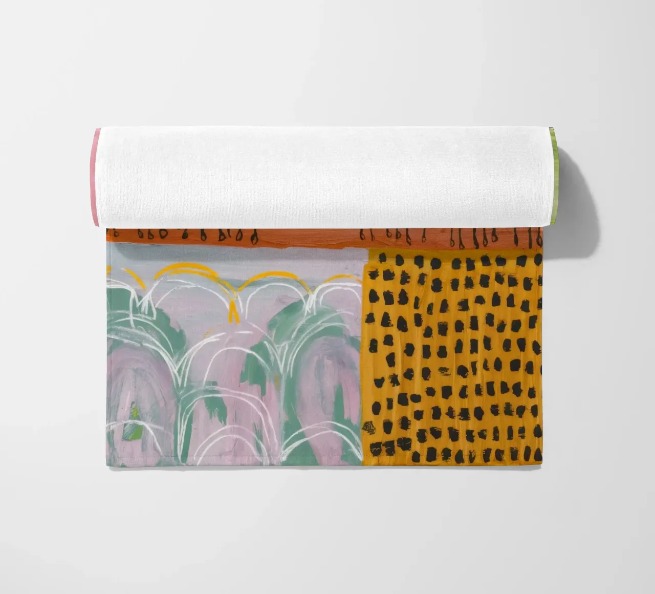 Pastel Patchwork Serenity telo mare da Sublime Layers