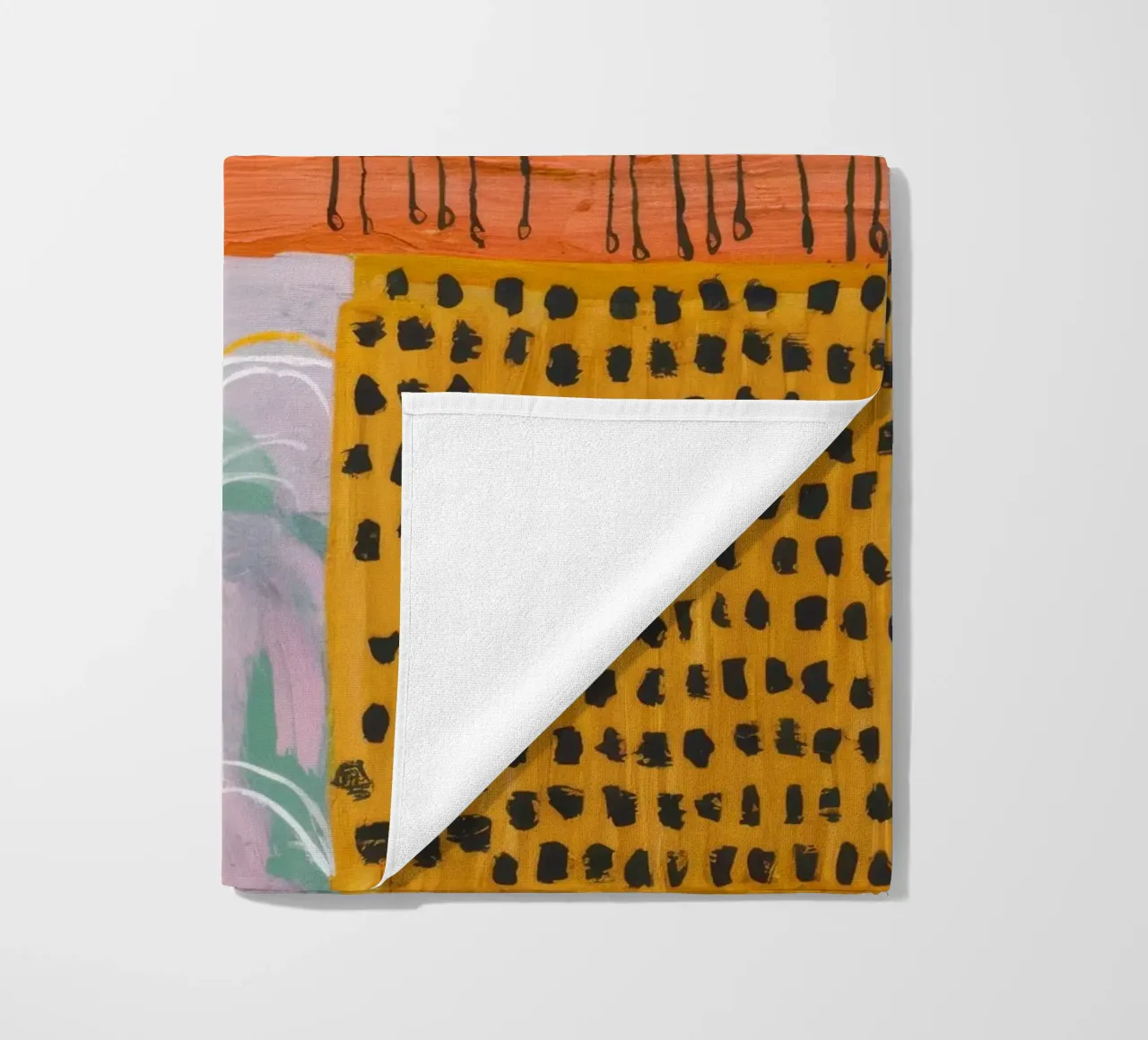 Pastel Patchwork Serenity telo mare da Sublime Layers