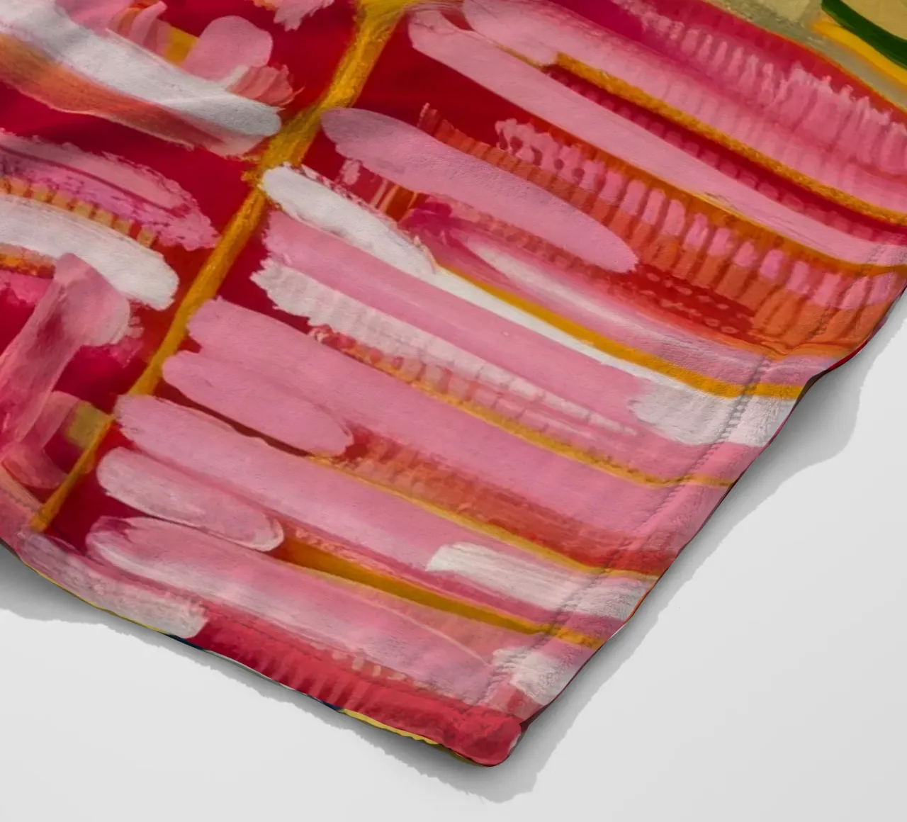 Ockerfarbener Torbogen Traum Fleecedecke von Sublime Layers