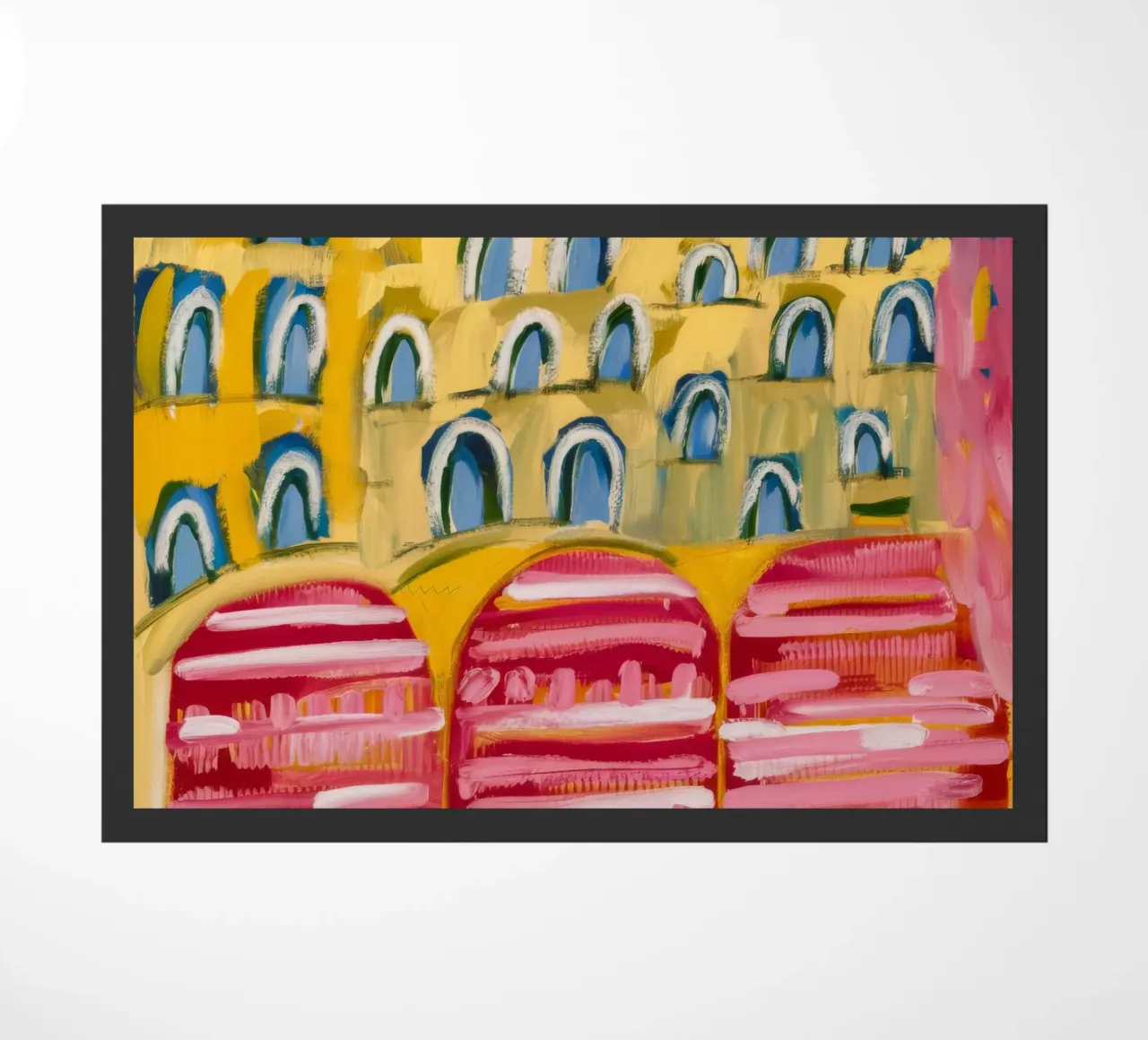 Sogno dell'arco ocra zerbino da Sublime Layers