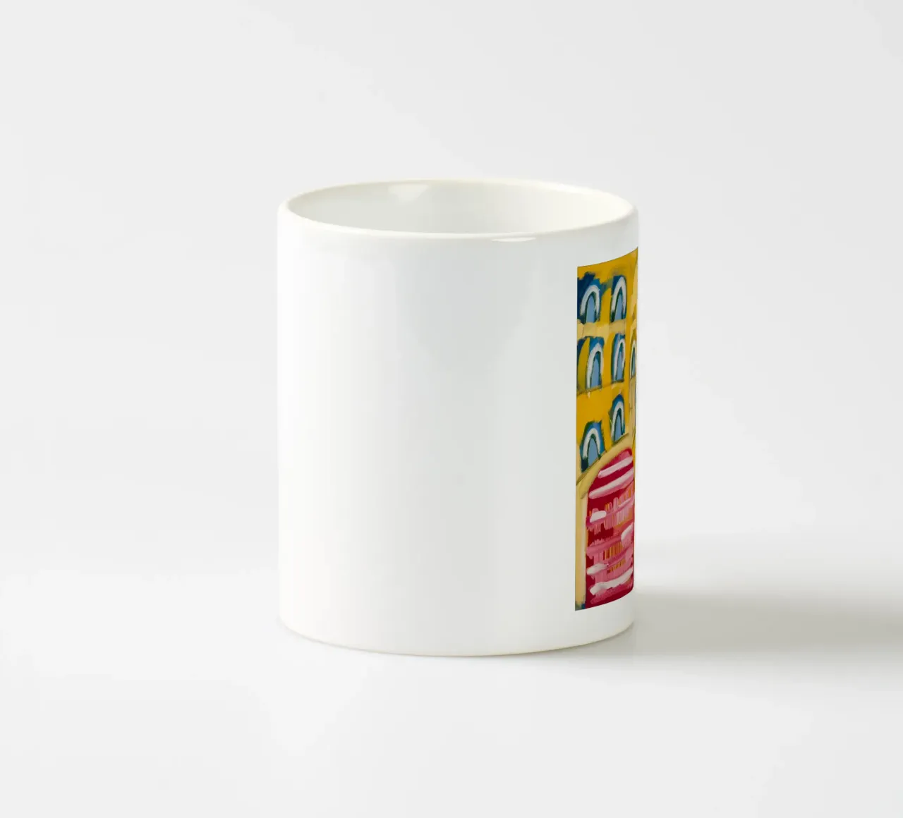 Sogno dell'arco ocra tazza in ceramica da Sublime Layers