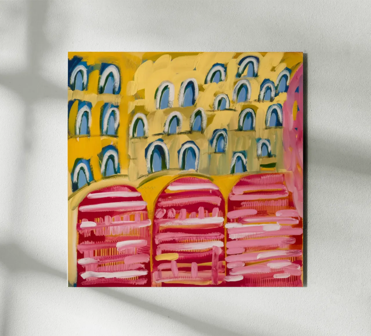 Sogno dell'arco ocra alluminio dibond da Sublime Layers