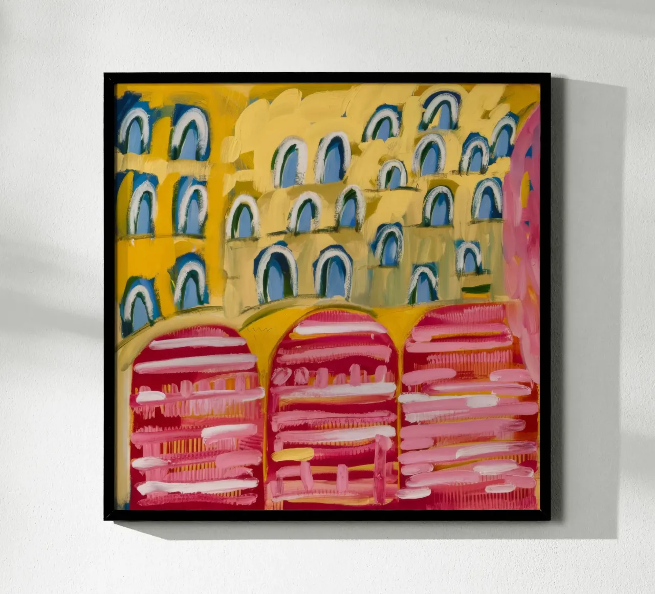 Sogno dell'arco ocra carta hahnemühle da Sublime Layers
