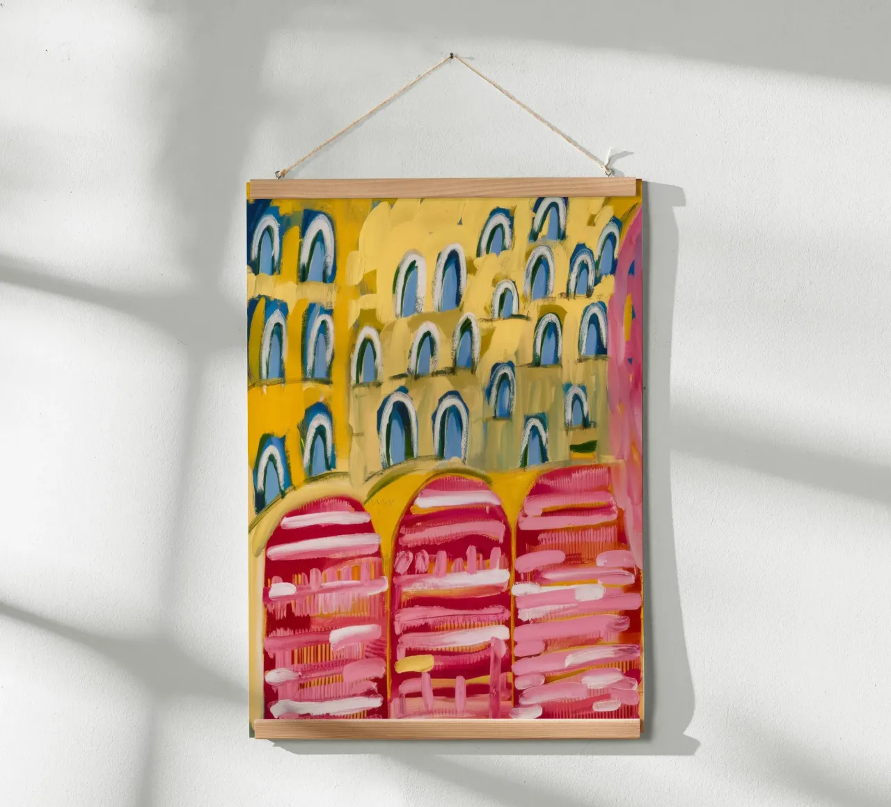 Sogno dell'arco ocra carta hahnemühle da Sublime Layers