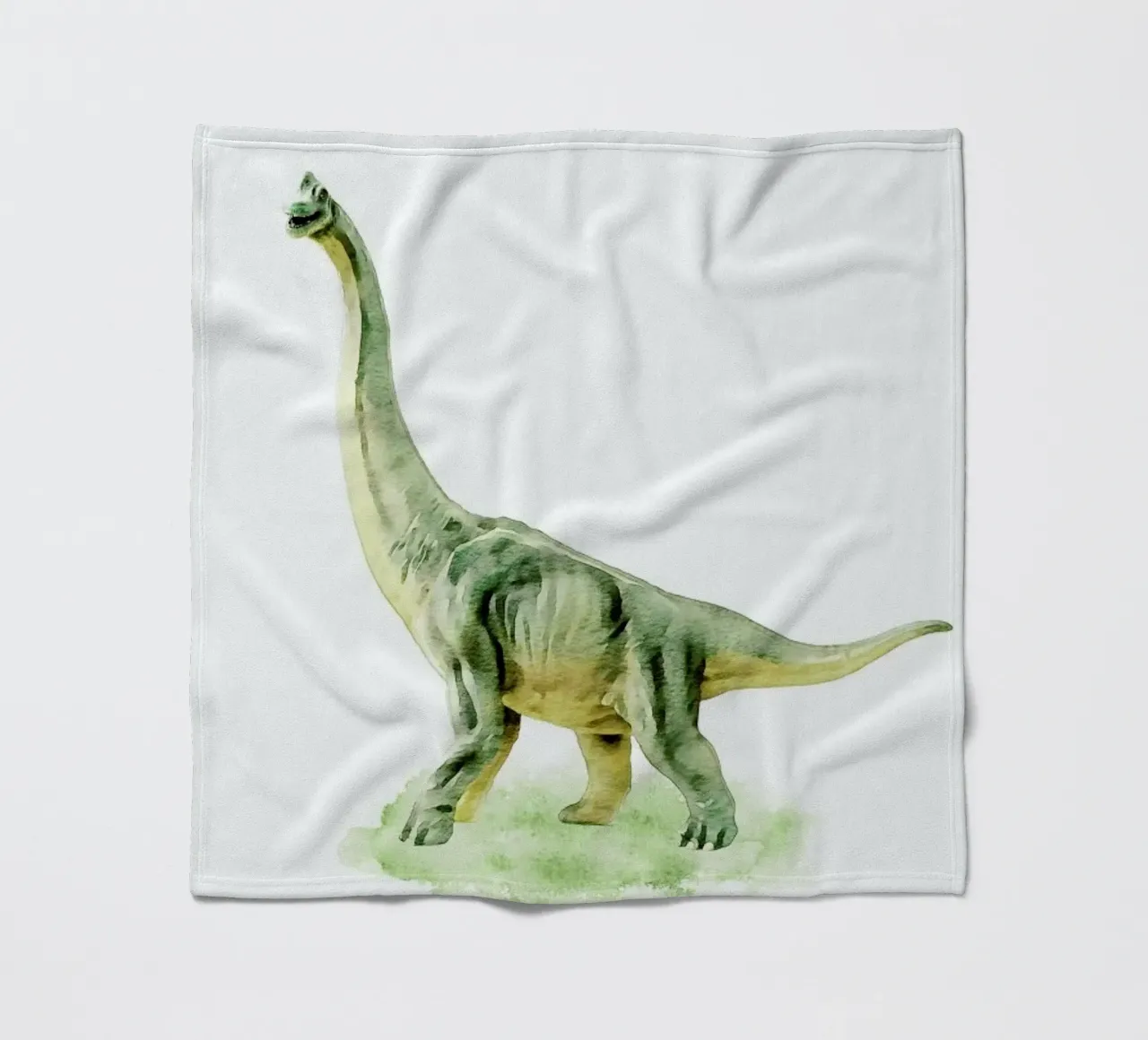 Brontosaurus fleece blanket by Lila x Lola