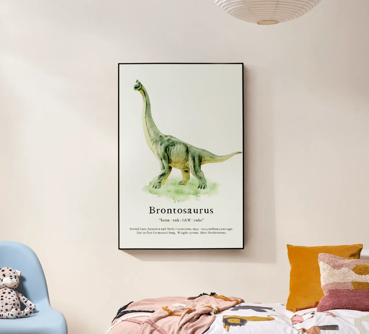 Brontosaurus plexiglass da Lila & Lola