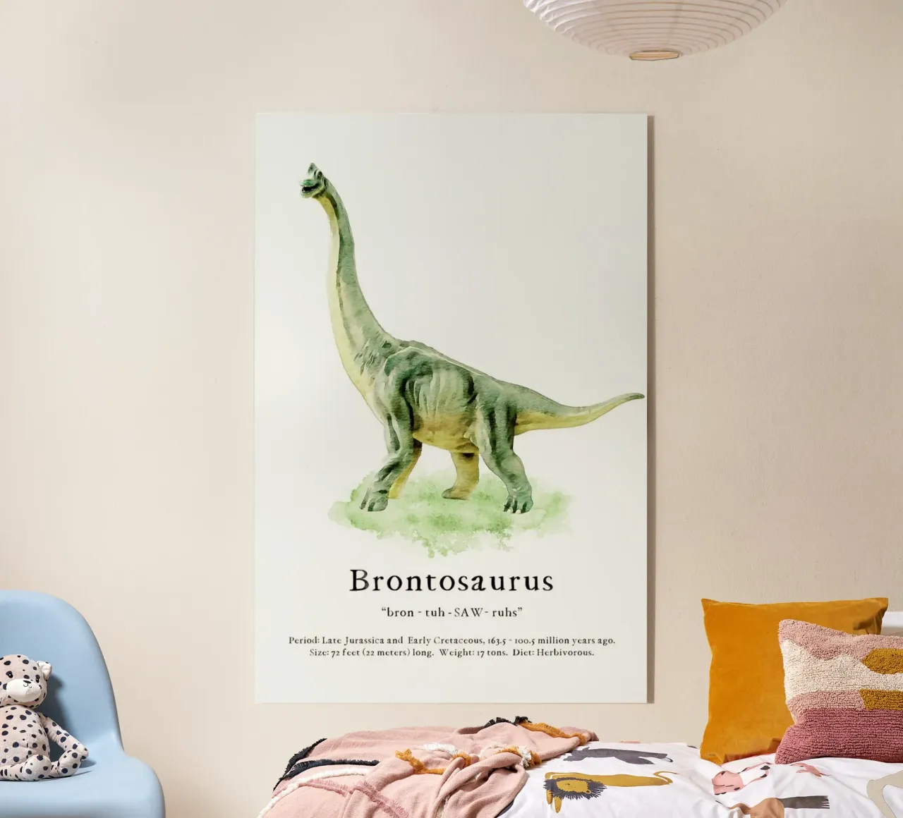 Brontosaurus plexiglass da Lila & Lola