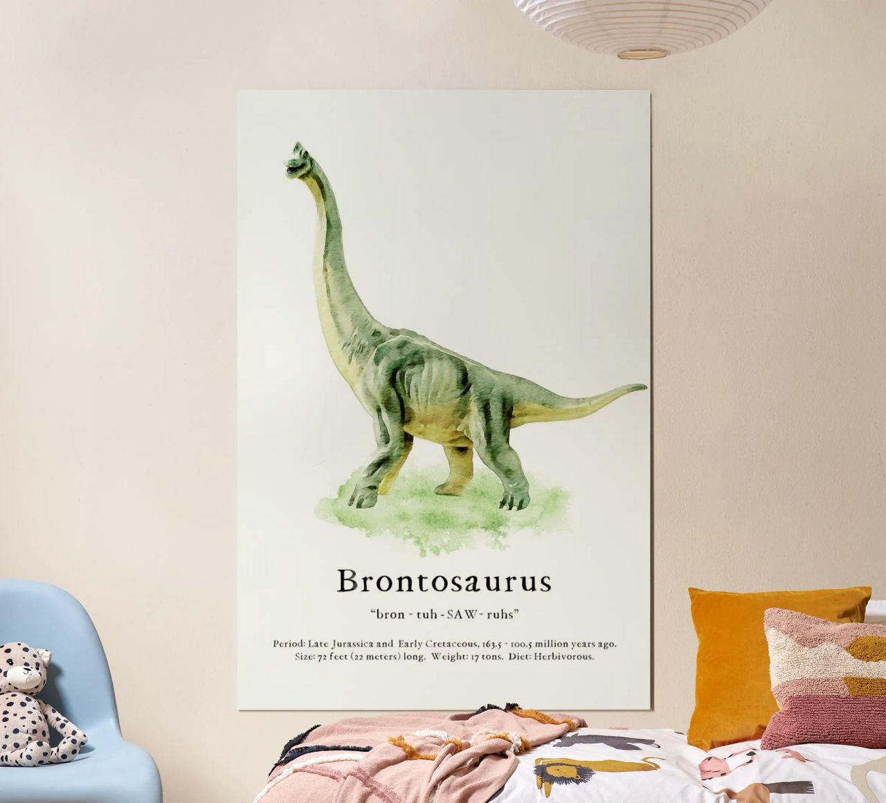 Brontosaurus poster de Lila x Lola