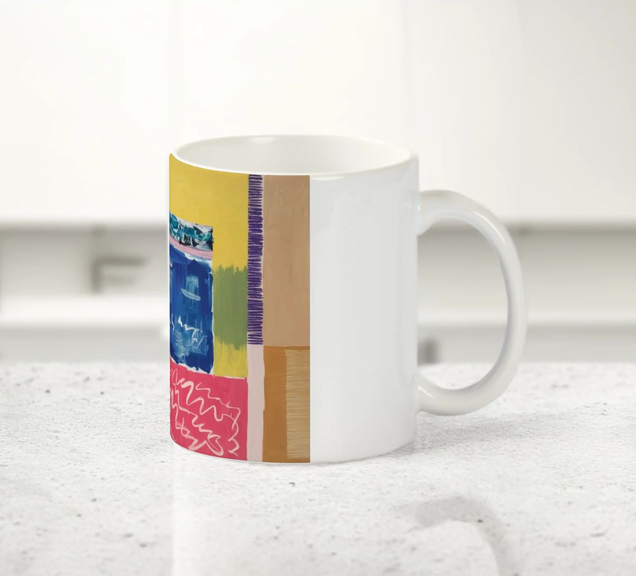 Azure Horizon Divide tazza in ceramica da Sublime Layers