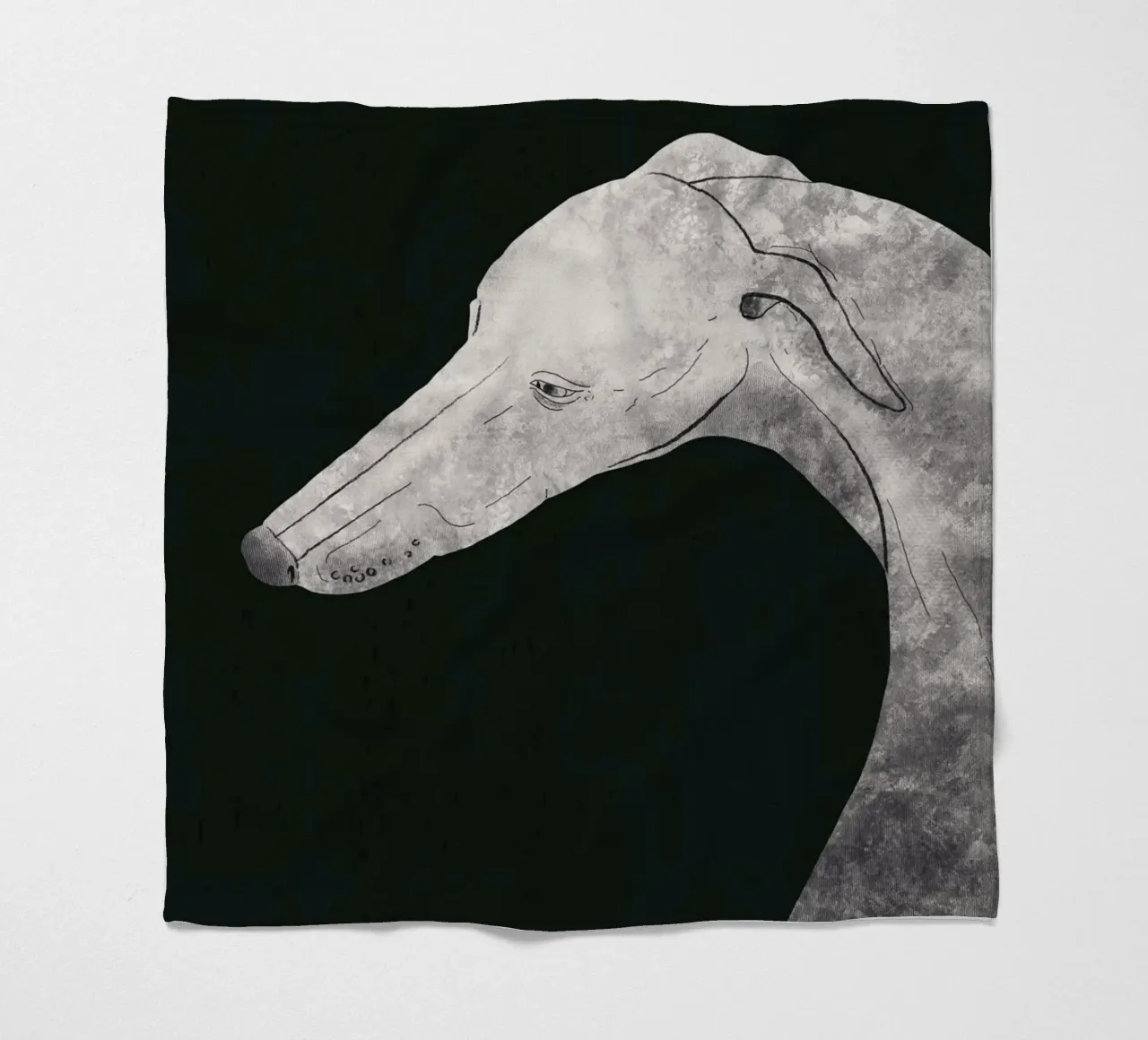 Levriero aggraziato coperta in pile da Little Dean