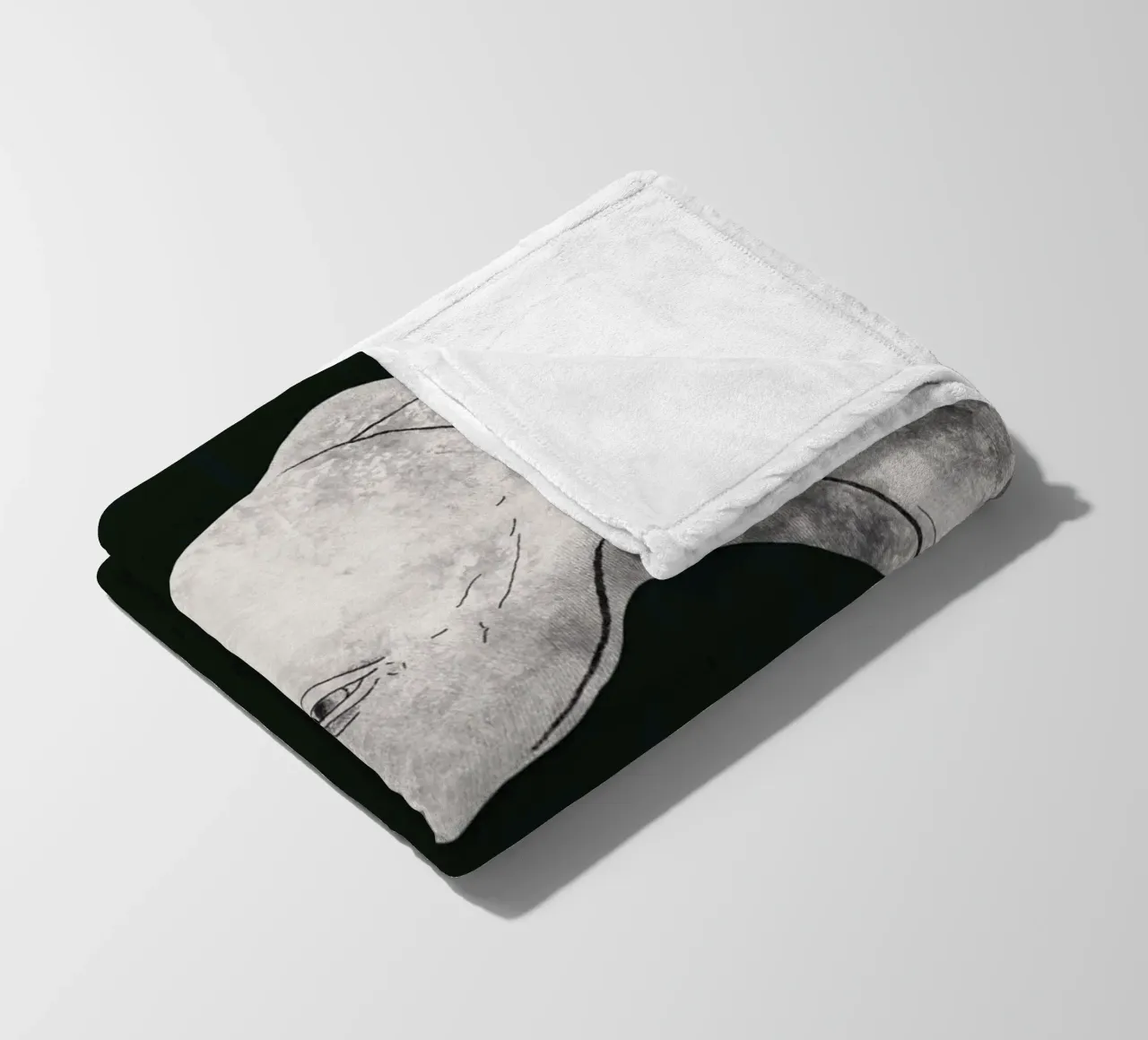 Levriero aggraziato coperta in pile da Little Dean
