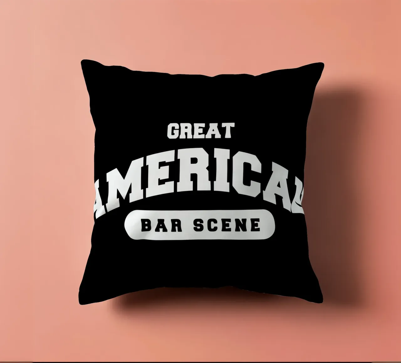 Zach Bryan Bar Scene V2 Red decorative cushion by callmegreciaa