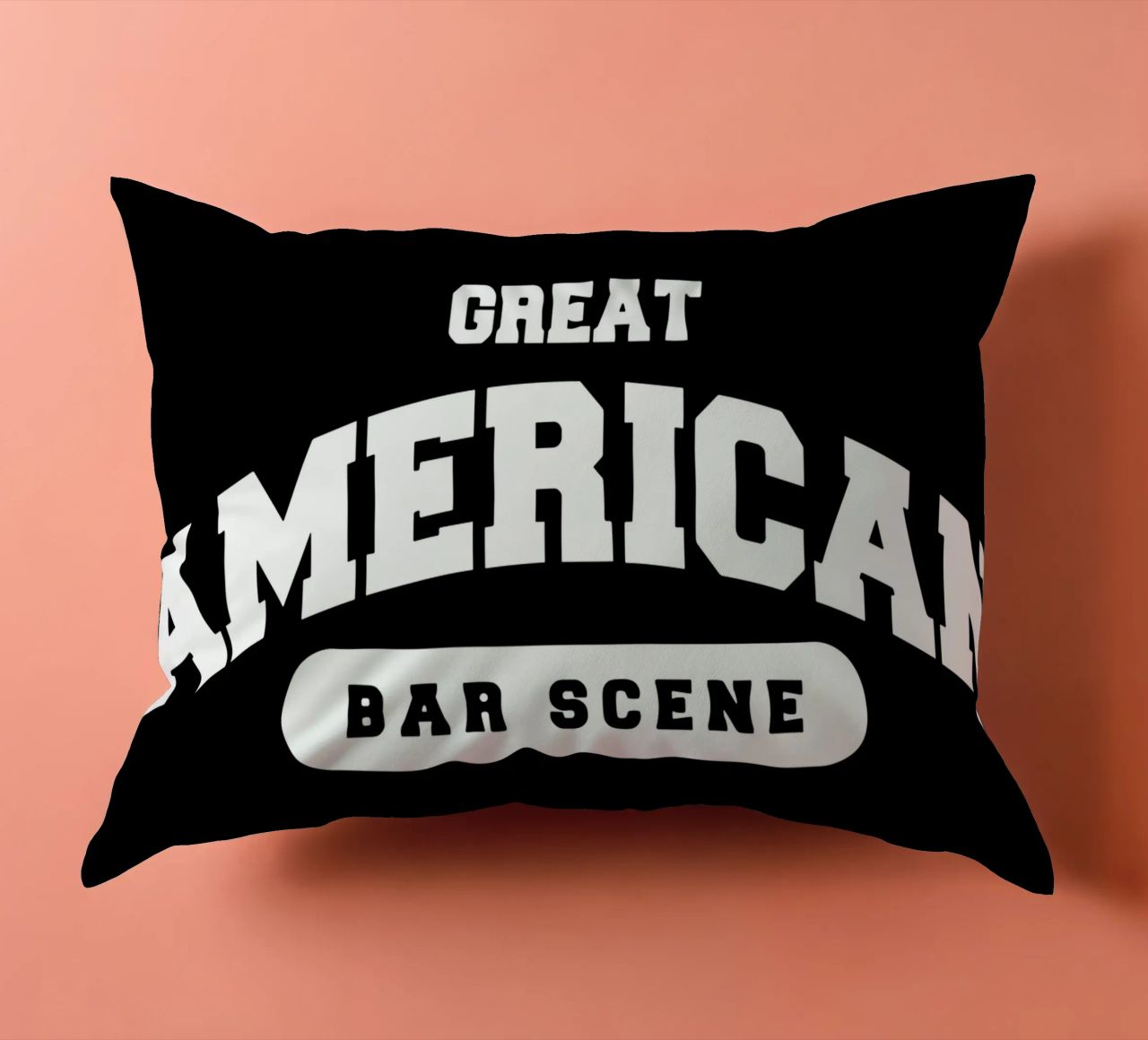 Zach Bryan Bar Scene V2 Rosso cuscino da callmegreciaa