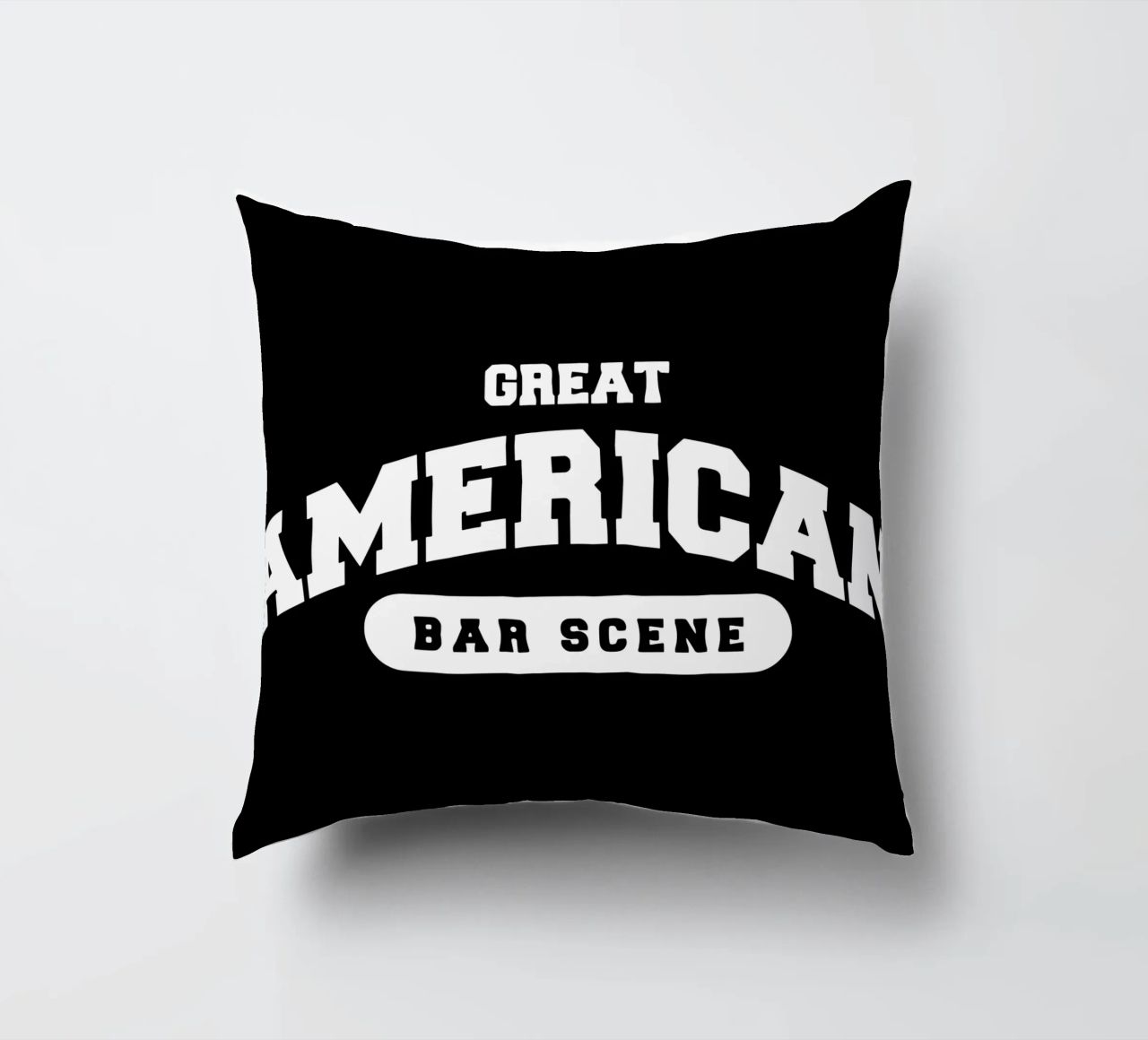 Zach Bryan Bar Scene V2 Rosso cuscino da callmegreciaa