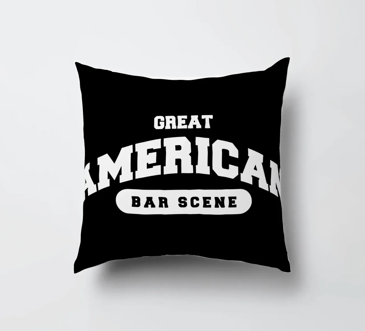 Zach Bryan Bar Scene V2 Rot Kissen von callmegreciaa